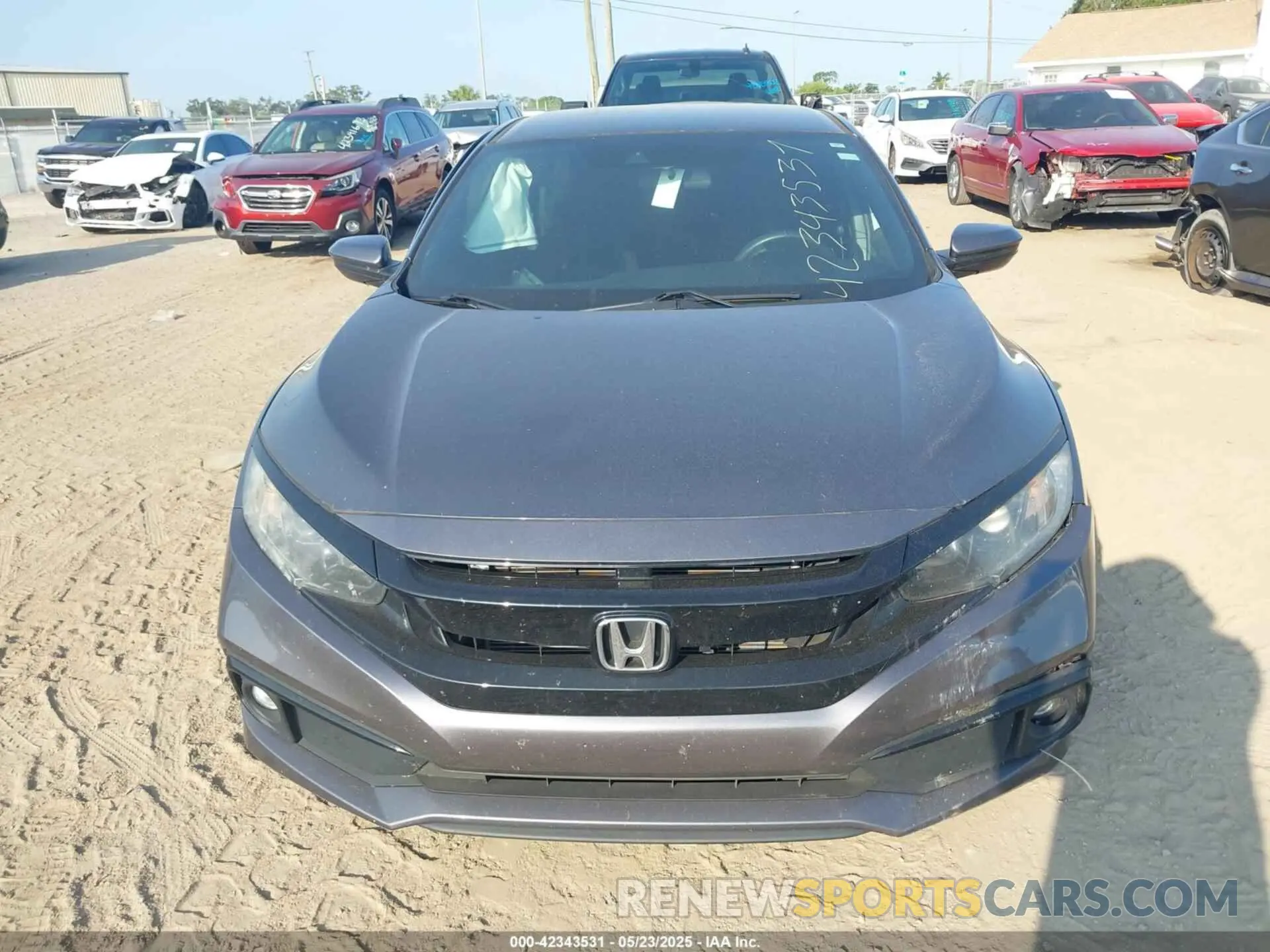 12 fotografías del automóvil dañado 2HGFC2F86MH518952 HONDA CIVIC 2021