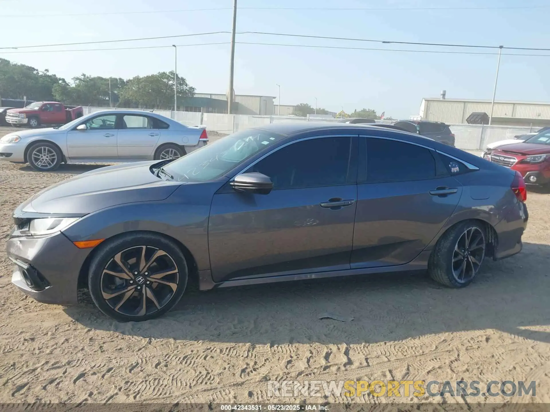 14 fotografías del automóvil dañado 2HGFC2F86MH518952 HONDA CIVIC 2021