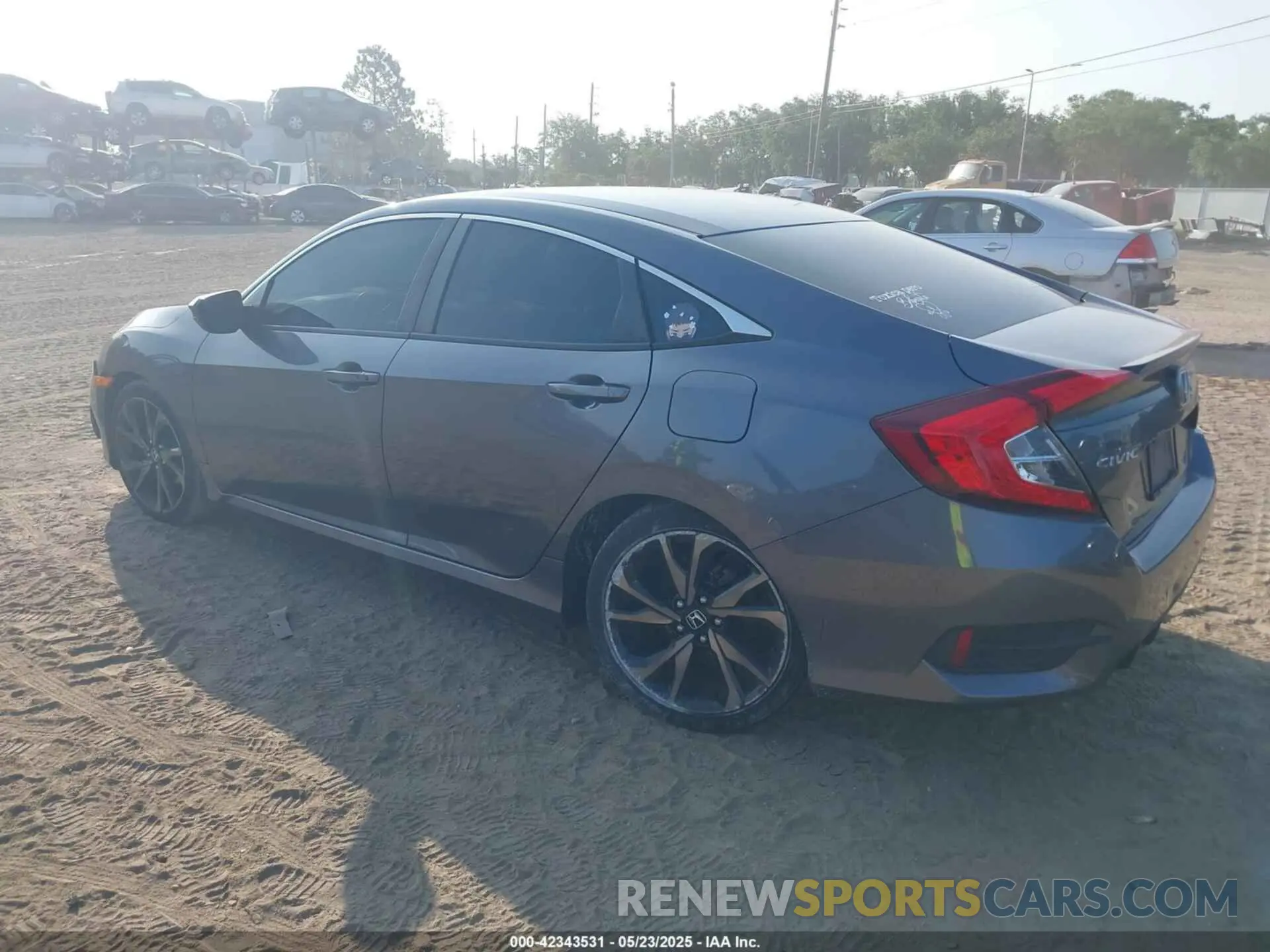 3 fotografías del automóvil dañado 2HGFC2F86MH518952 HONDA CIVIC 2021