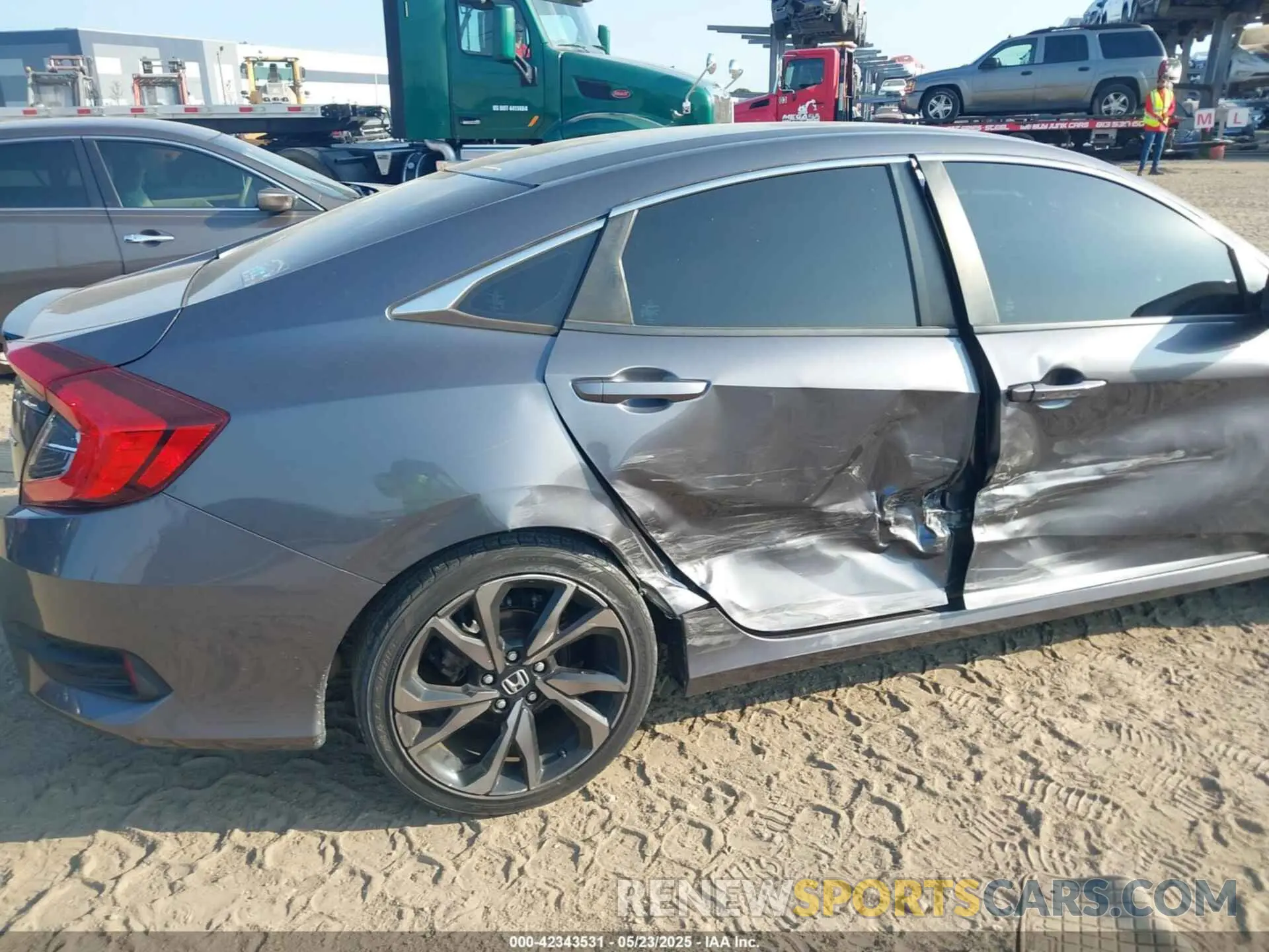 6 fotografías del automóvil dañado 2HGFC2F86MH518952 HONDA CIVIC 2021