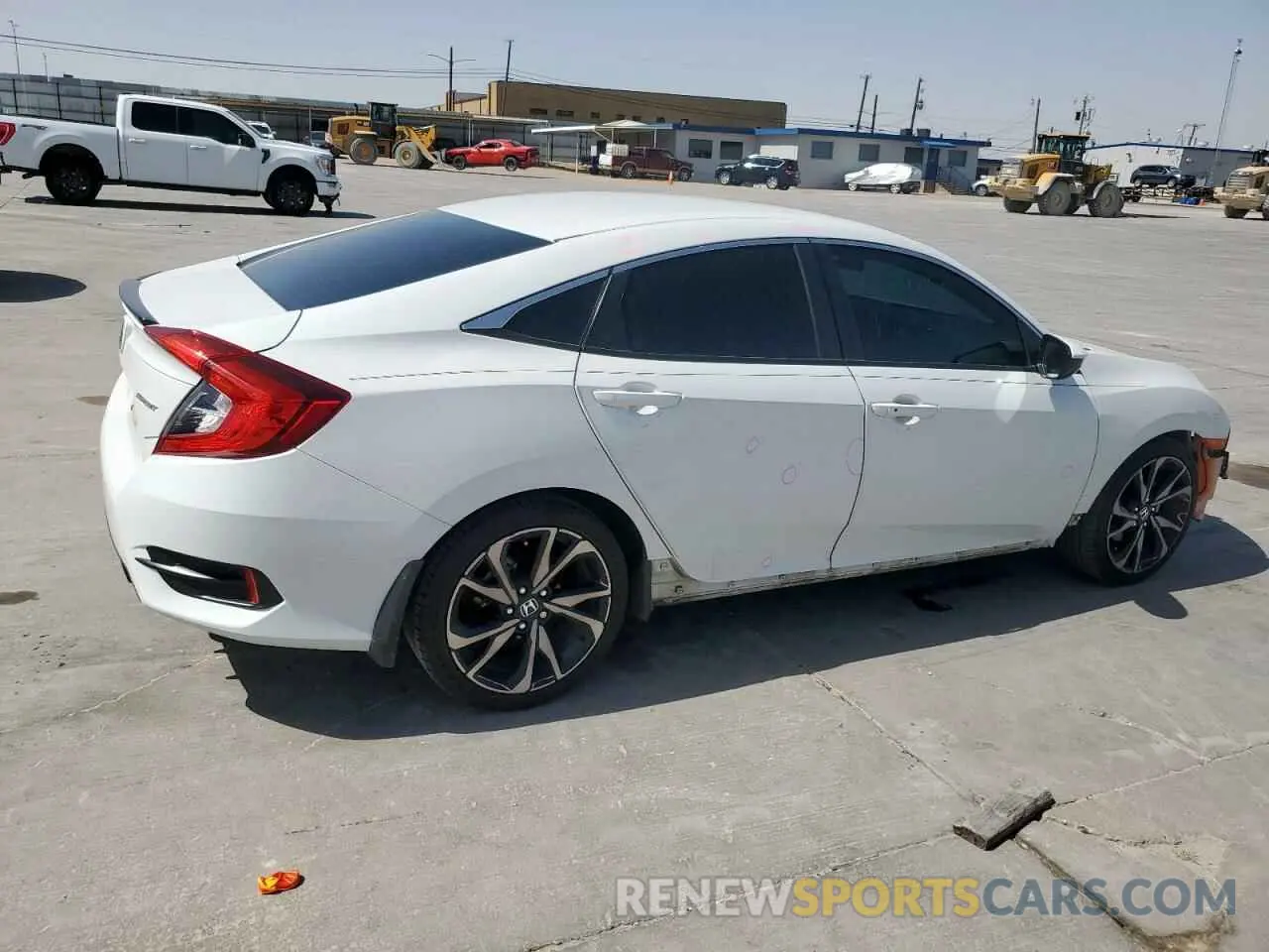 3 fotografías del automóvil dañado 2HGFC2F86MH526176 HONDA CIVIC 2021