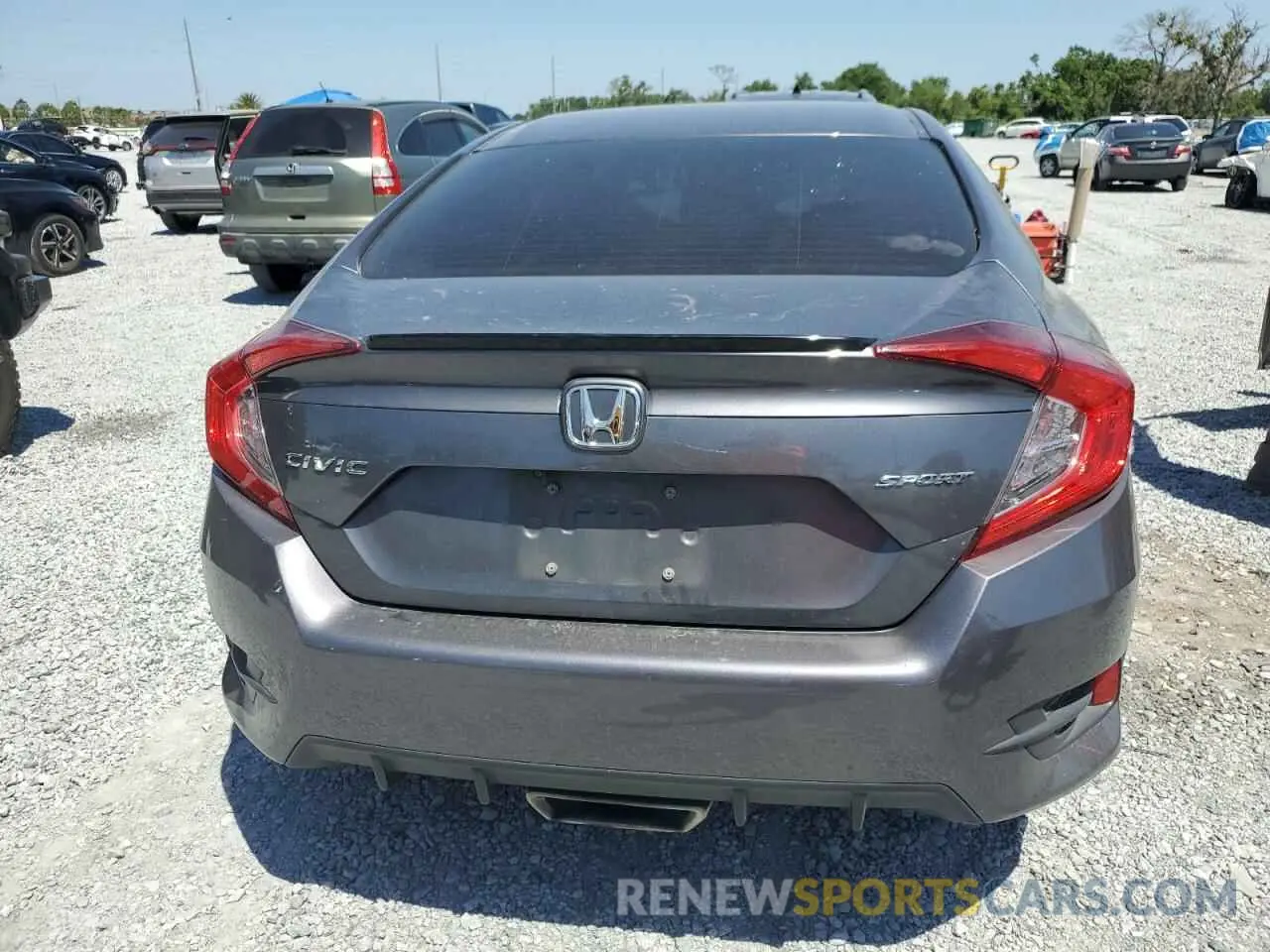 6 fotografías del automóvil dañado 2HGFC2F86MH526260 HONDA CIVIC 2021