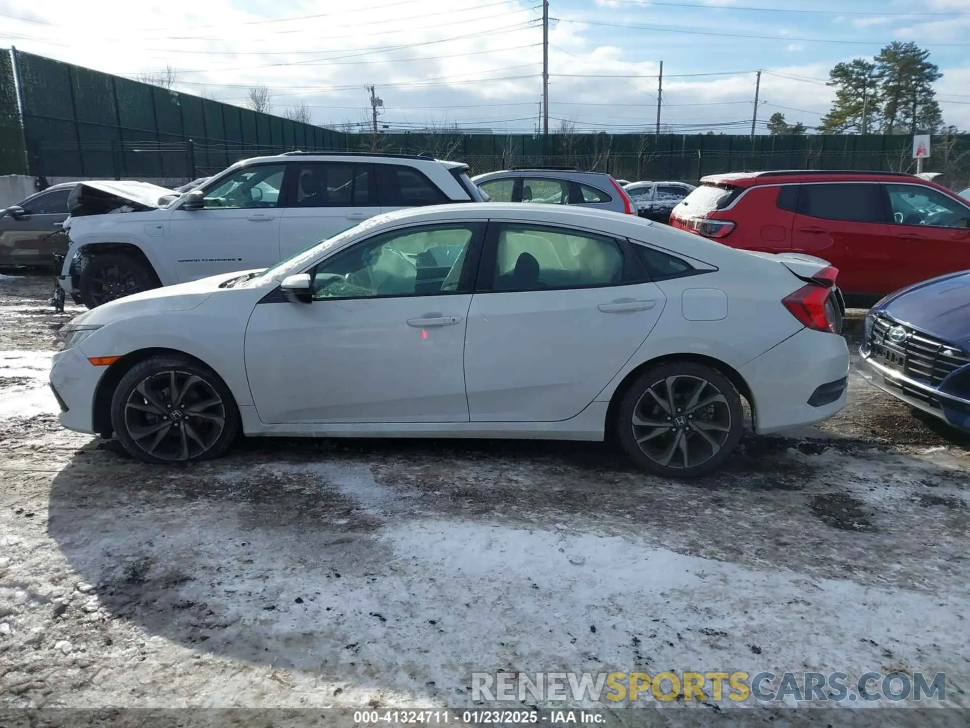 14 fotografías del automóvil dañado 2HGFC2F86MH530969 HONDA CIVIC 2021