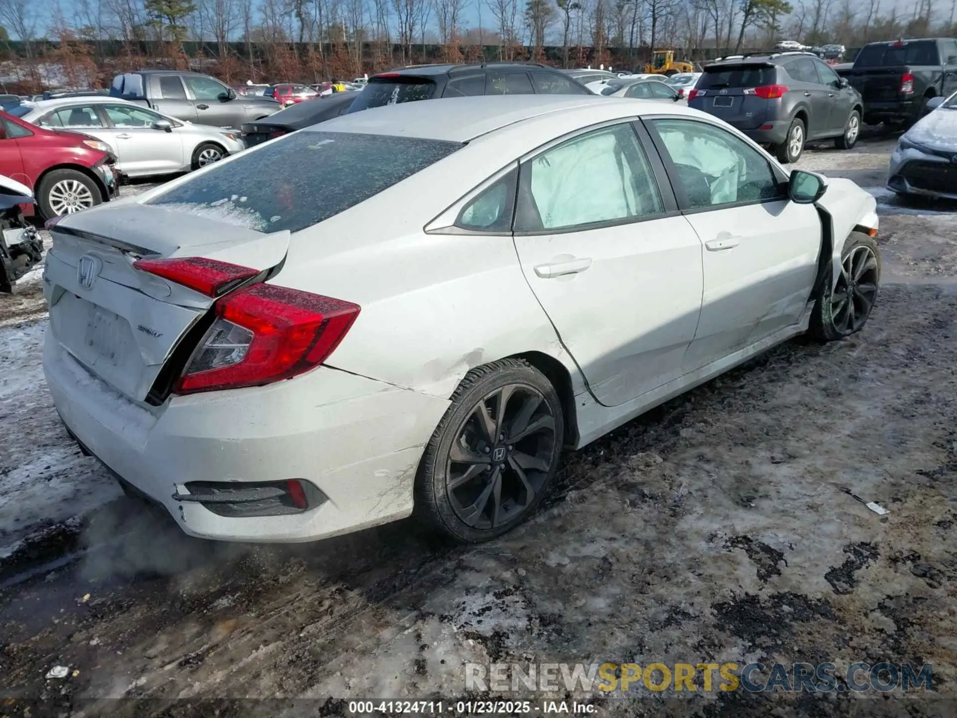 4 fotografías del automóvil dañado 2HGFC2F86MH530969 HONDA CIVIC 2021