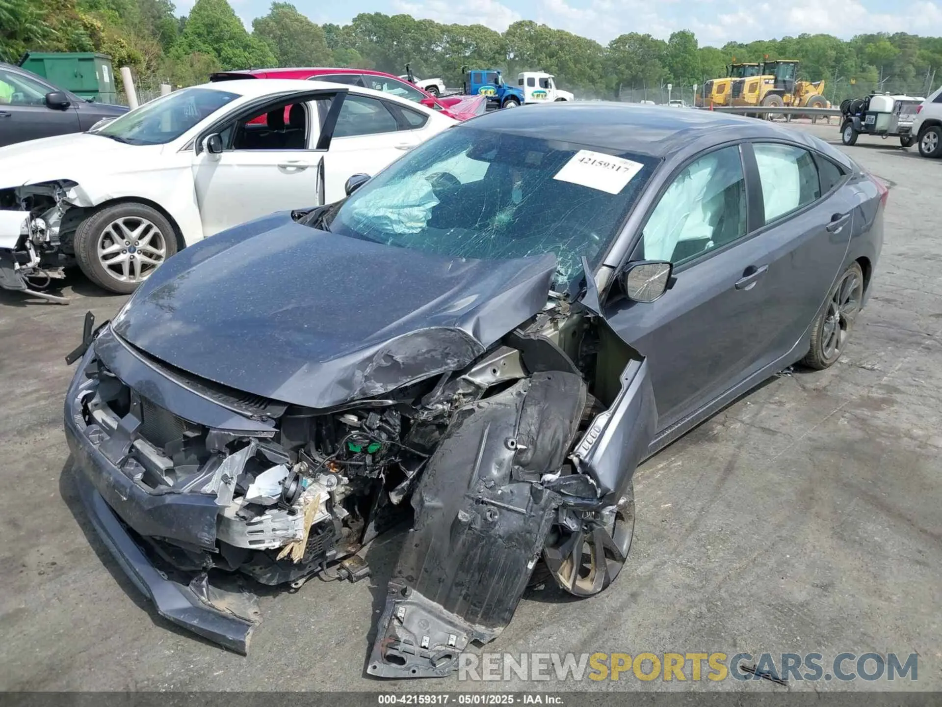 2 fotografías del automóvil dañado 2HGFC2F86MH550736 HONDA CIVIC 2021