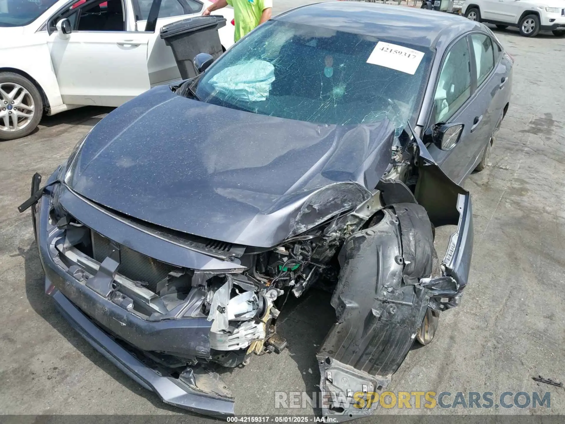 6 fotografías del automóvil dañado 2HGFC2F86MH550736 HONDA CIVIC 2021