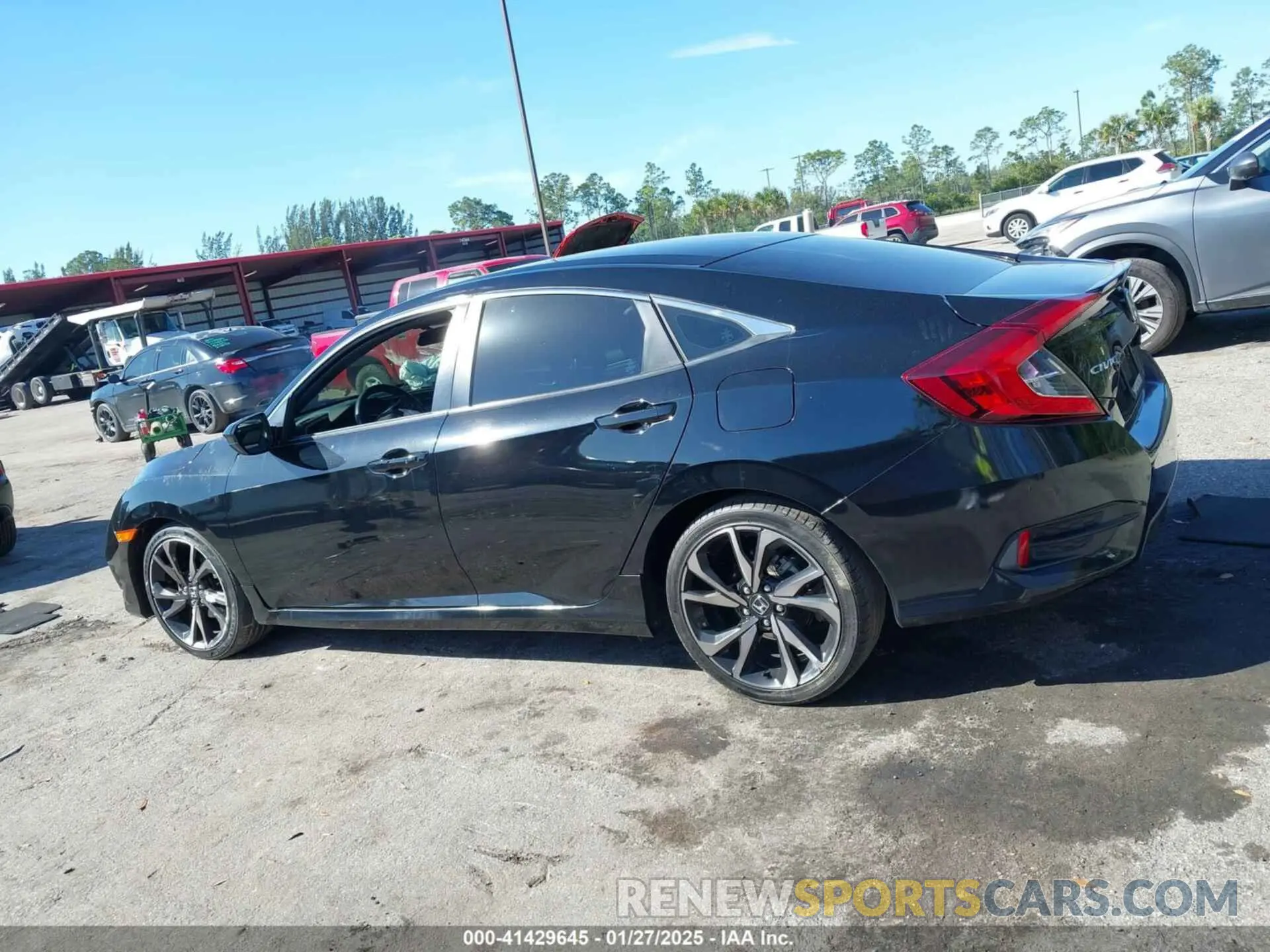 14 fotografías del automóvil dañado 2HGFC2F86MH551028 HONDA CIVIC 2021