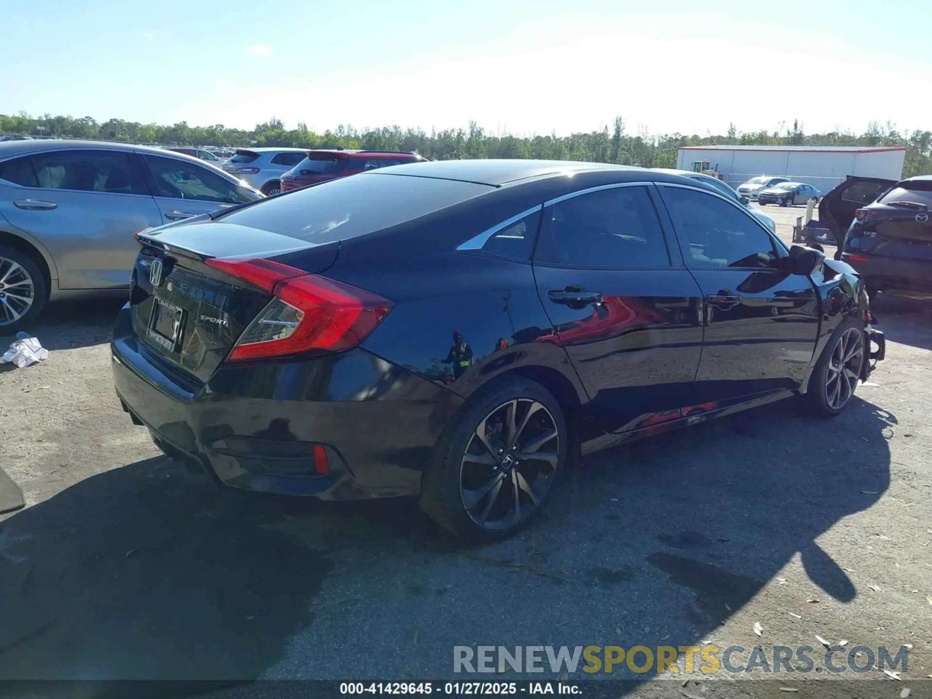 4 fotografías del automóvil dañado 2HGFC2F86MH551028 HONDA CIVIC 2021