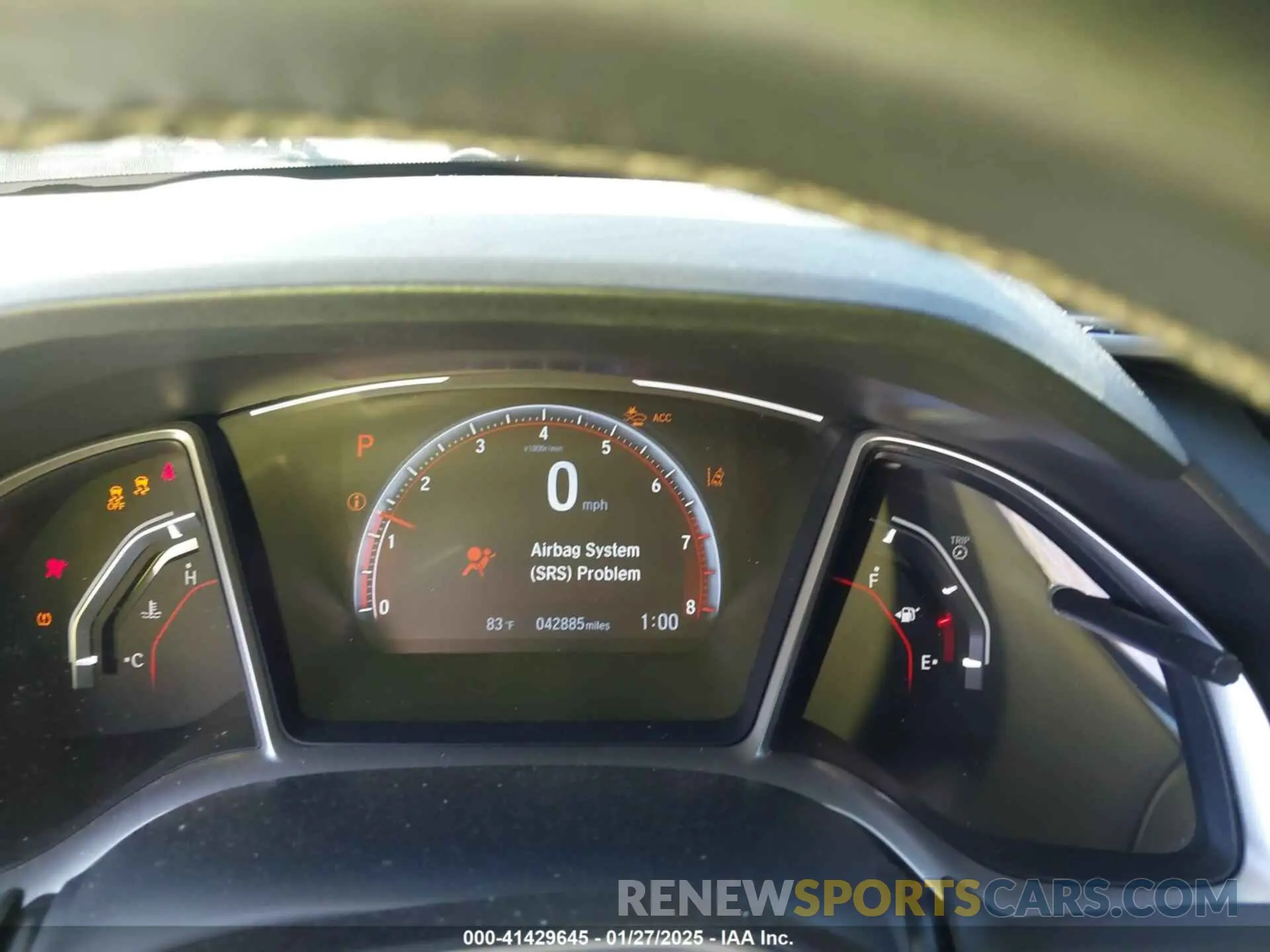 7 fotografías del automóvil dañado 2HGFC2F86MH551028 HONDA CIVIC 2021