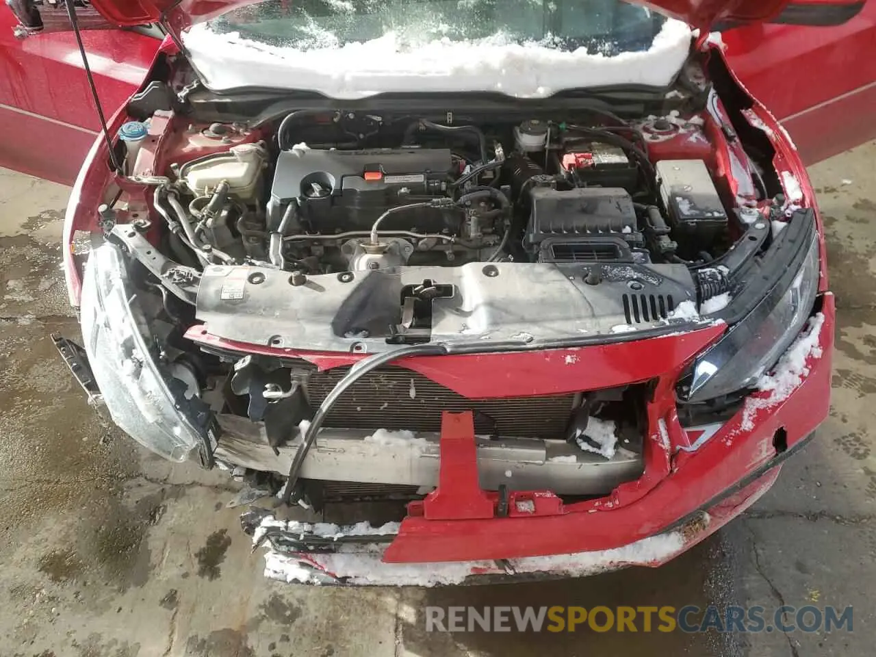 11 fotografías del automóvil dañado 2HGFC2F87MH013292 HONDA CIVIC 2021