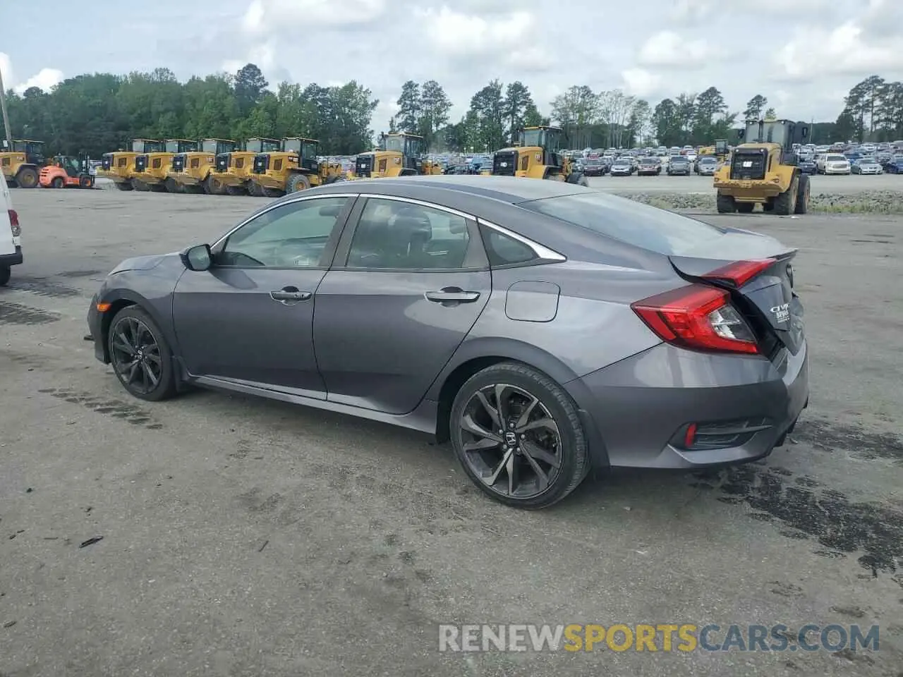 2 fotografías del automóvil dañado 2HGFC2F87MH501660 HONDA CIVIC 2021