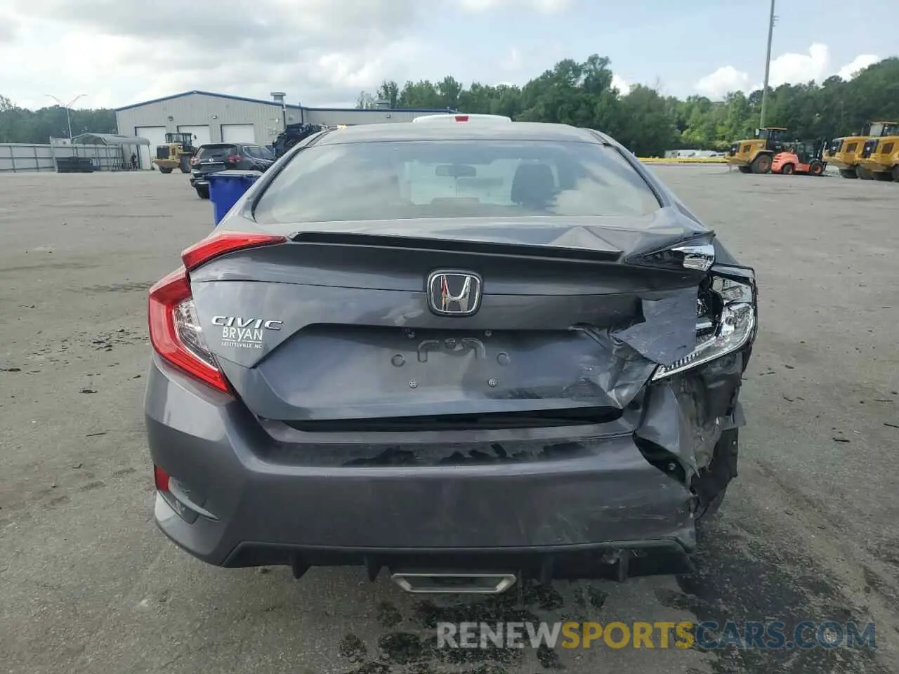 6 fotografías del automóvil dañado 2HGFC2F87MH501660 HONDA CIVIC 2021