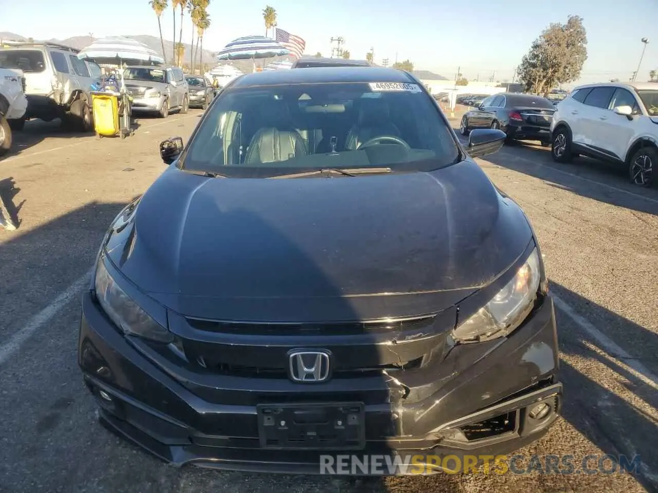 5 fotografías del automóvil dañado 2HGFC2F87MH505028 HONDA CIVIC 2021