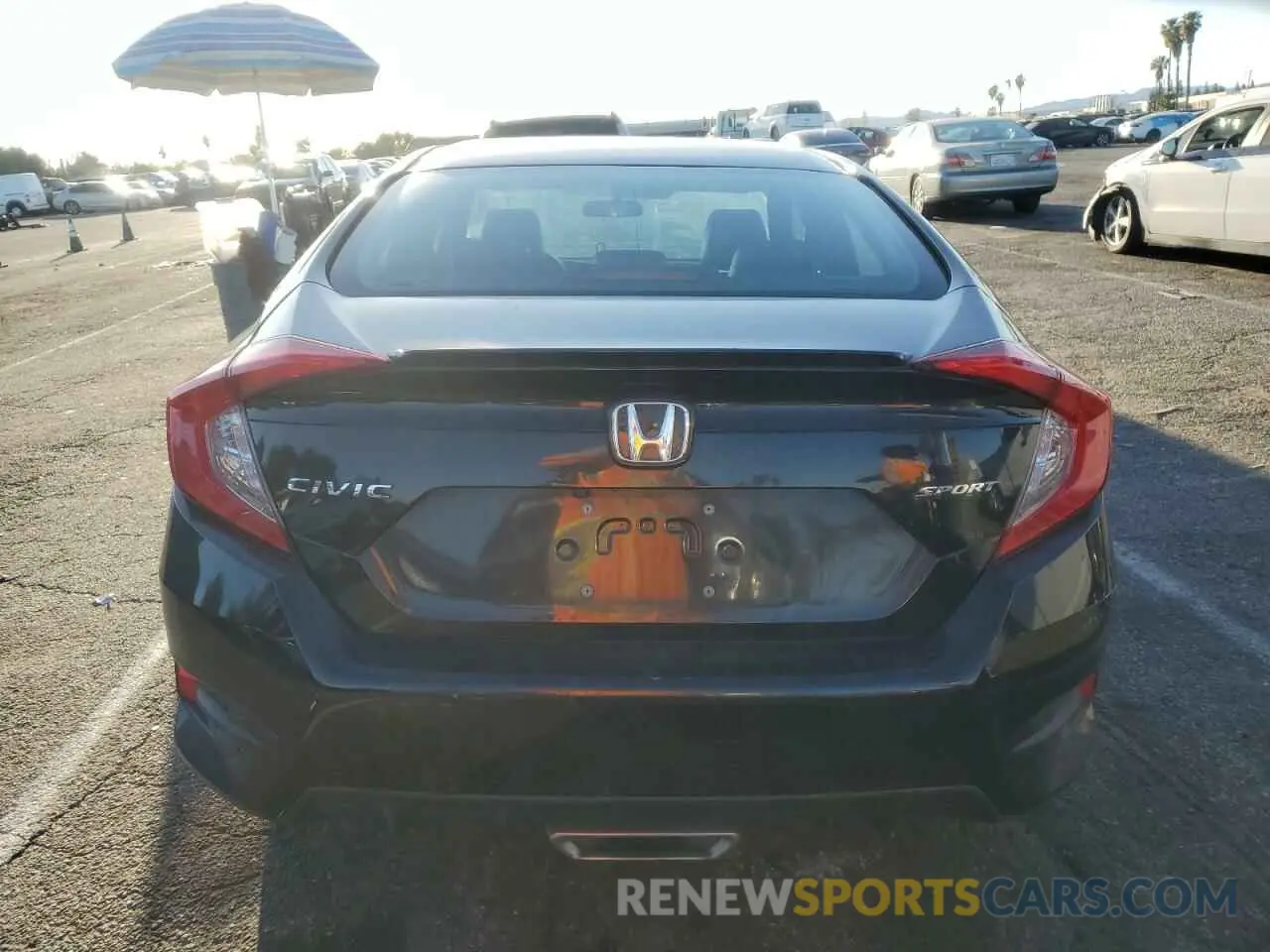 6 fotografías del automóvil dañado 2HGFC2F87MH505028 HONDA CIVIC 2021