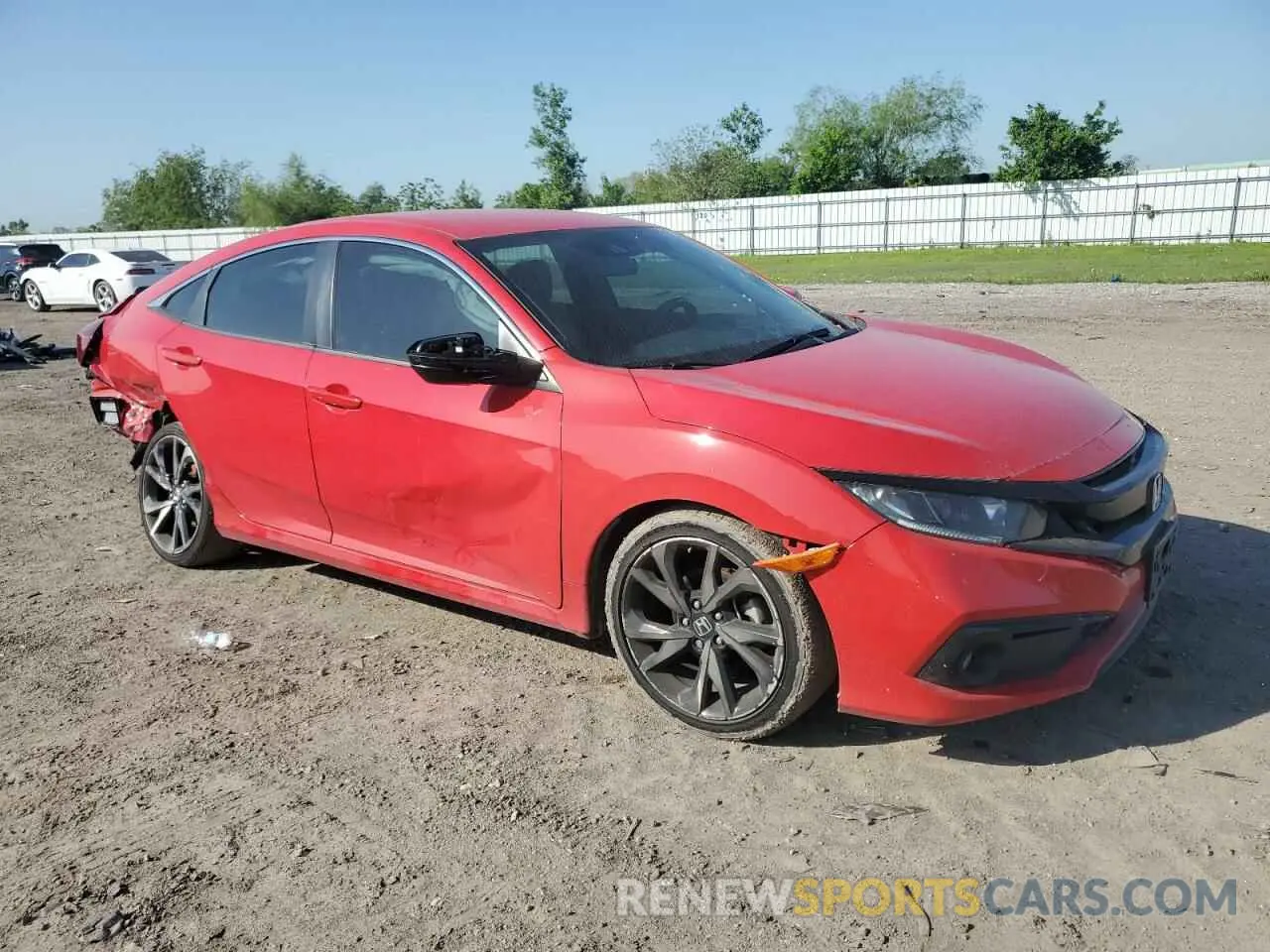 4 fotografías del automóvil dañado 2HGFC2F87MH512870 HONDA CIVIC 2021