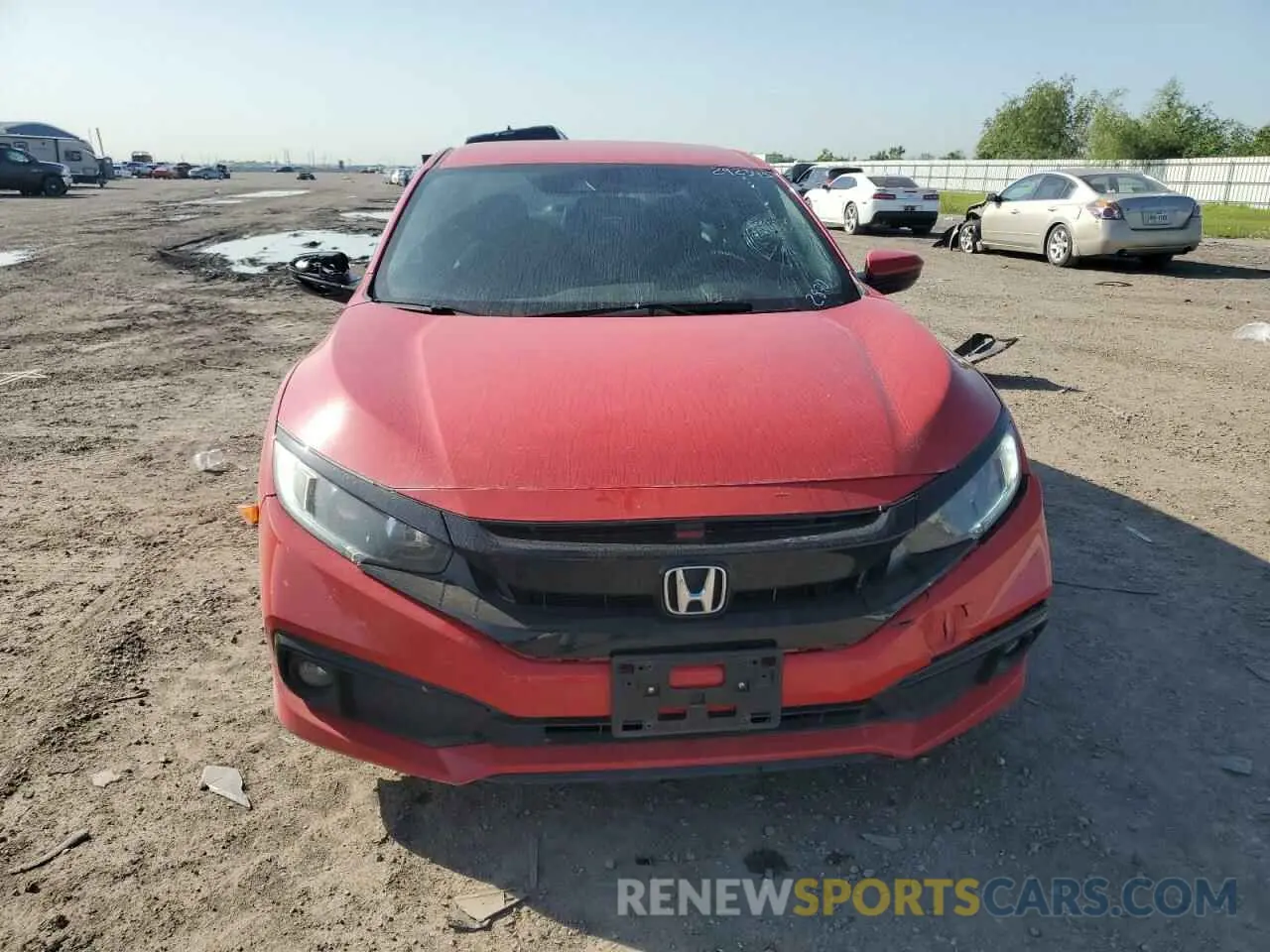 5 fotografías del automóvil dañado 2HGFC2F87MH512870 HONDA CIVIC 2021
