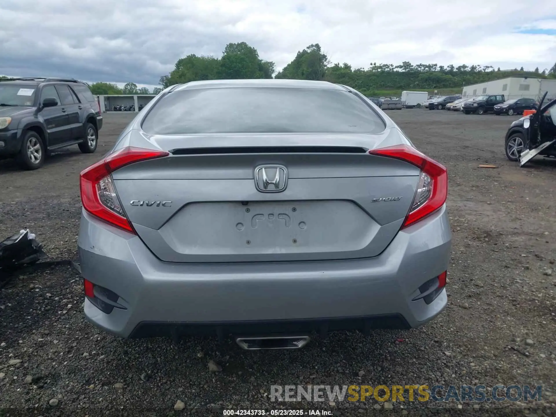 17 fotografías del automóvil dañado 2HGFC2F87MH521102 HONDA CIVIC 2021