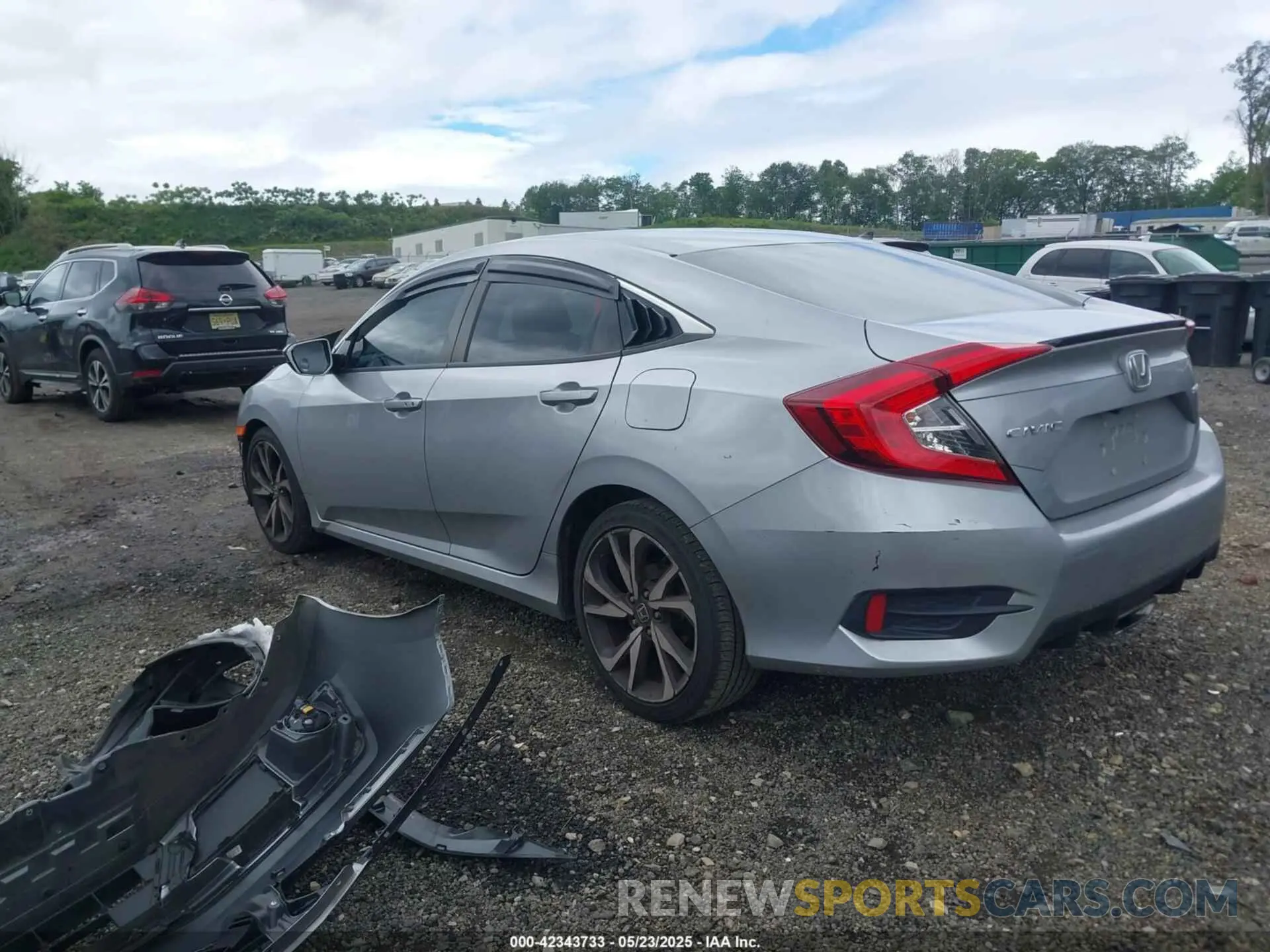 3 fotografías del automóvil dañado 2HGFC2F87MH521102 HONDA CIVIC 2021