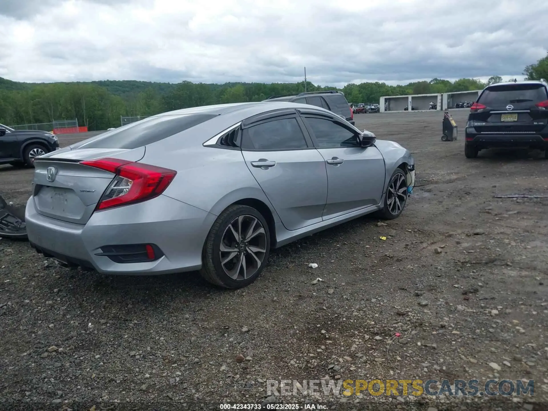 4 fotografías del automóvil dañado 2HGFC2F87MH521102 HONDA CIVIC 2021