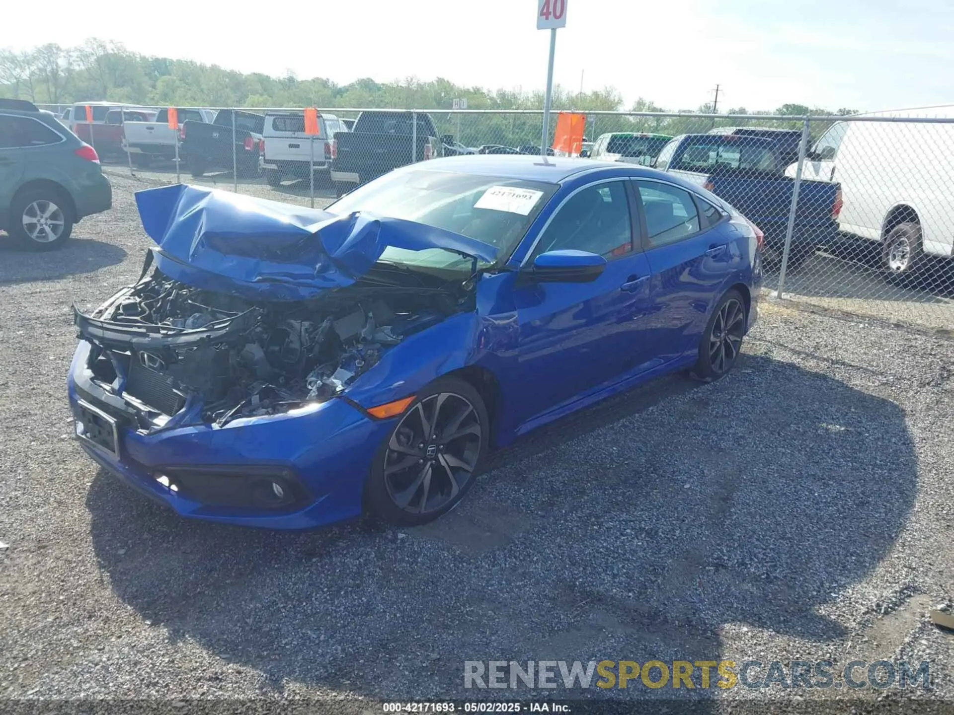2 fotografías del automóvil dañado 2HGFC2F87MH525814 HONDA CIVIC 2021