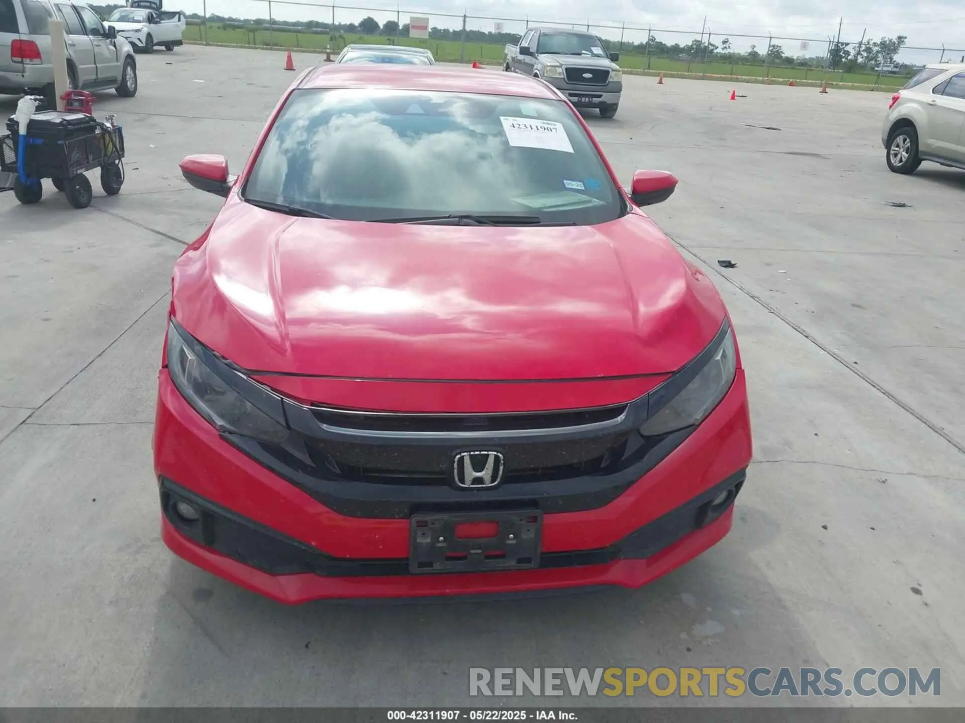 12 fotografías del automóvil dañado 2HGFC2F87MH539535 HONDA CIVIC 2021