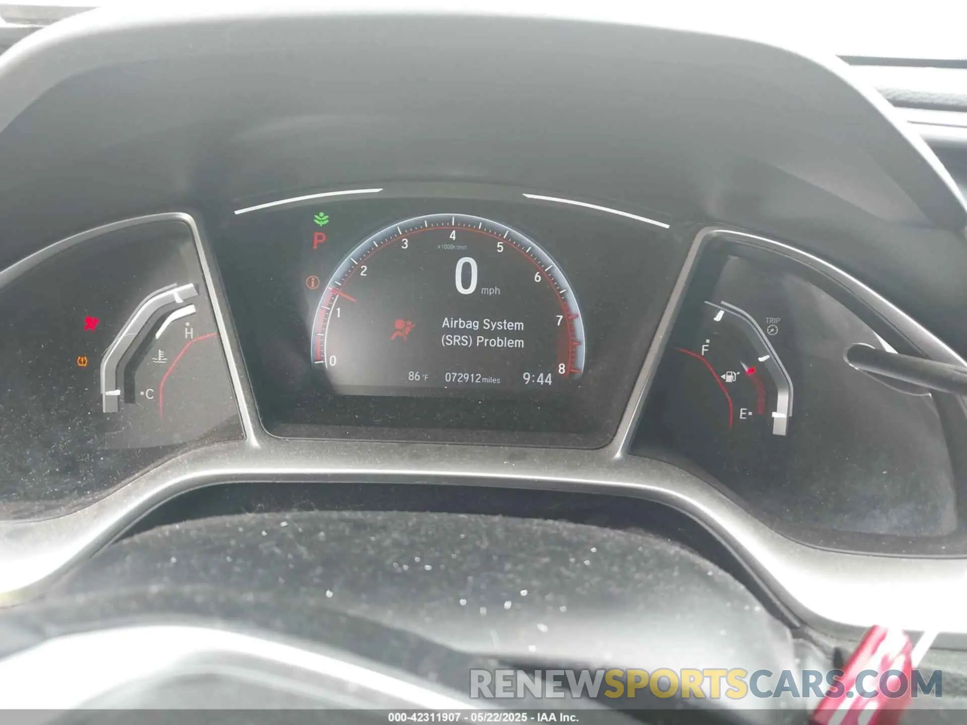 15 fotografías del automóvil dañado 2HGFC2F87MH539535 HONDA CIVIC 2021