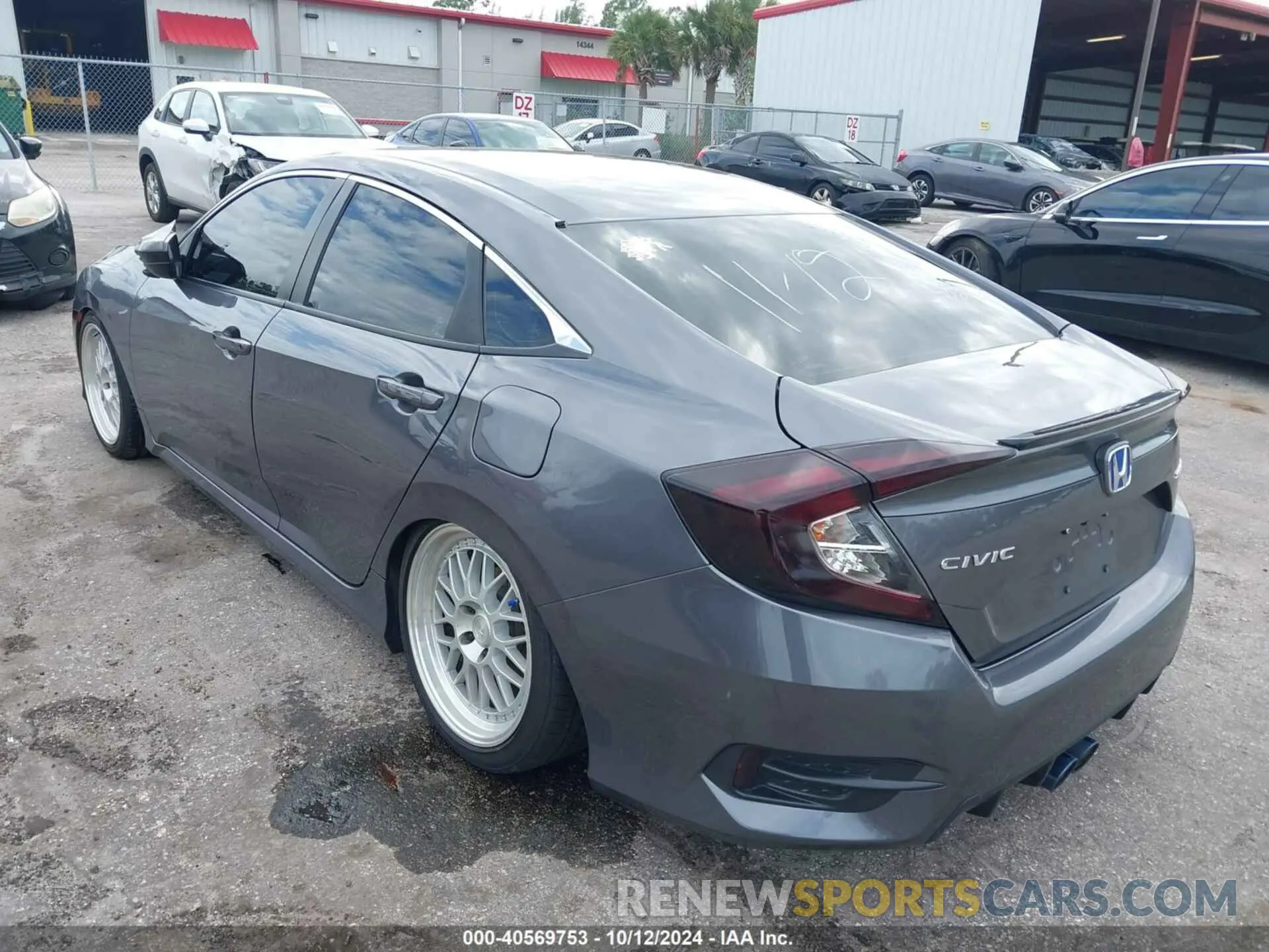 3 fotografías del automóvil dañado 2HGFC2F87MH543570 HONDA CIVIC 2021