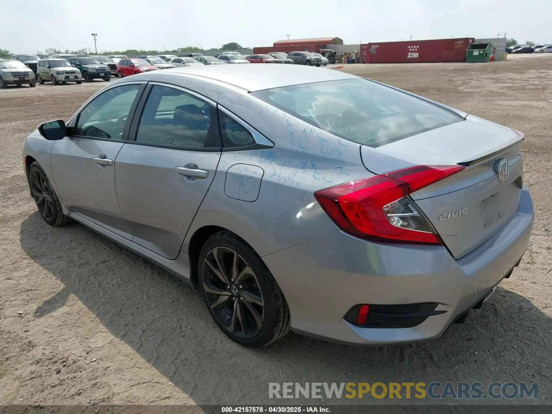3 fotografías del automóvil dañado 2HGFC2F88MH506026 HONDA CIVIC 2021
