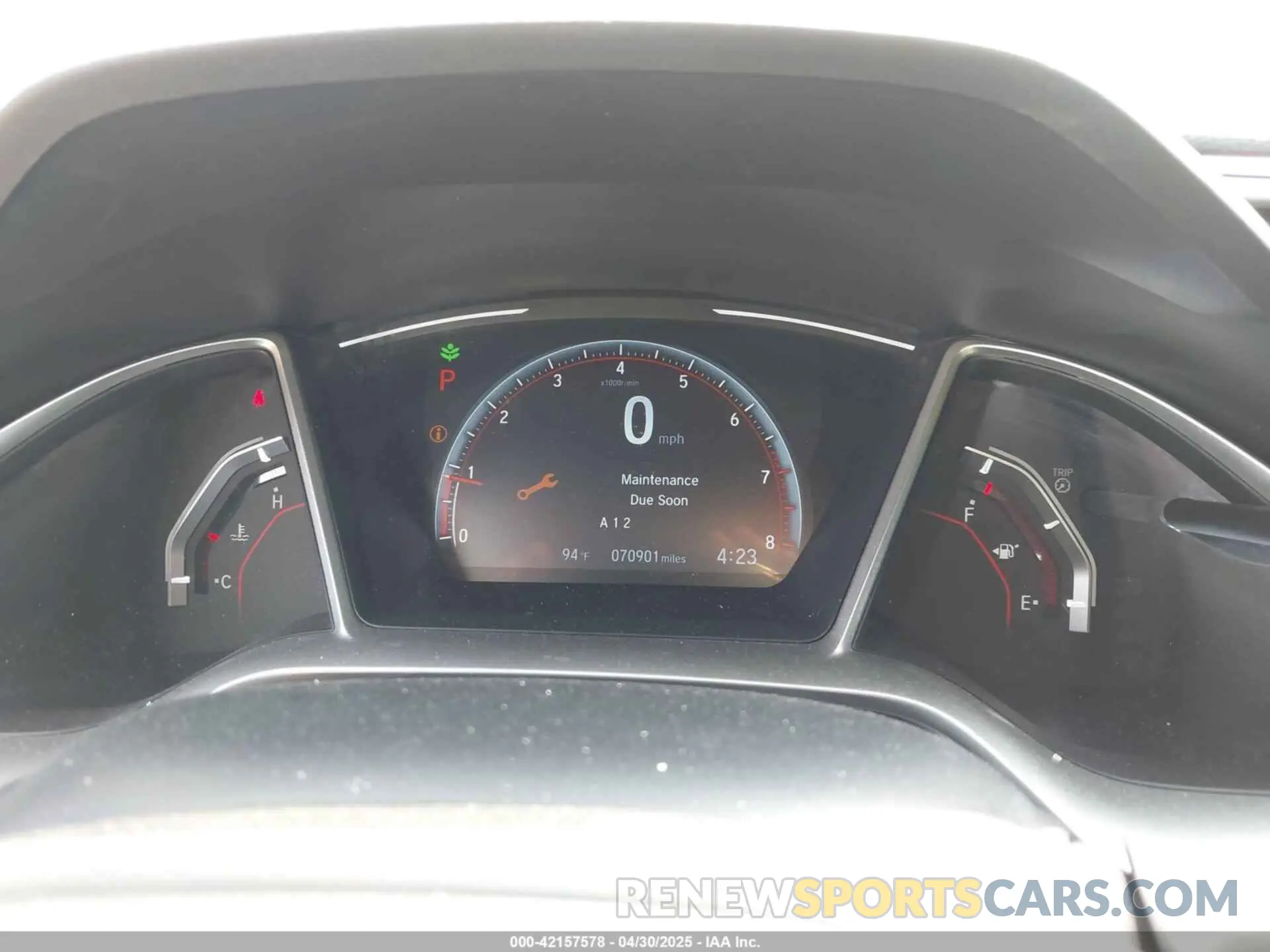 7 fotografías del automóvil dañado 2HGFC2F88MH506026 HONDA CIVIC 2021