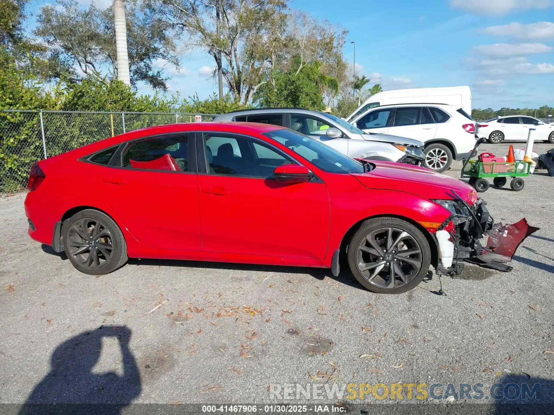 13 fotografías del automóvil dañado 2HGFC2F88MH513302 HONDA CIVIC 2021