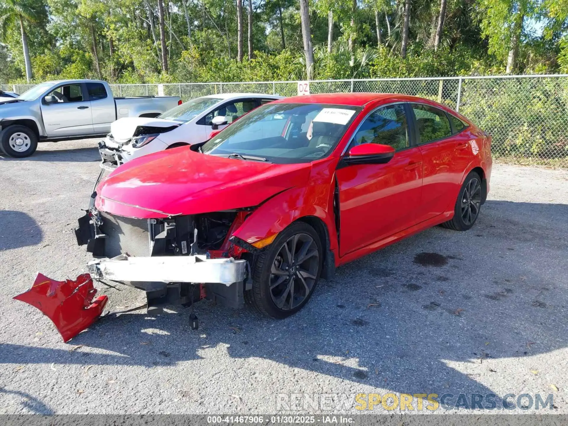 2 fotografías del automóvil dañado 2HGFC2F88MH513302 HONDA CIVIC 2021