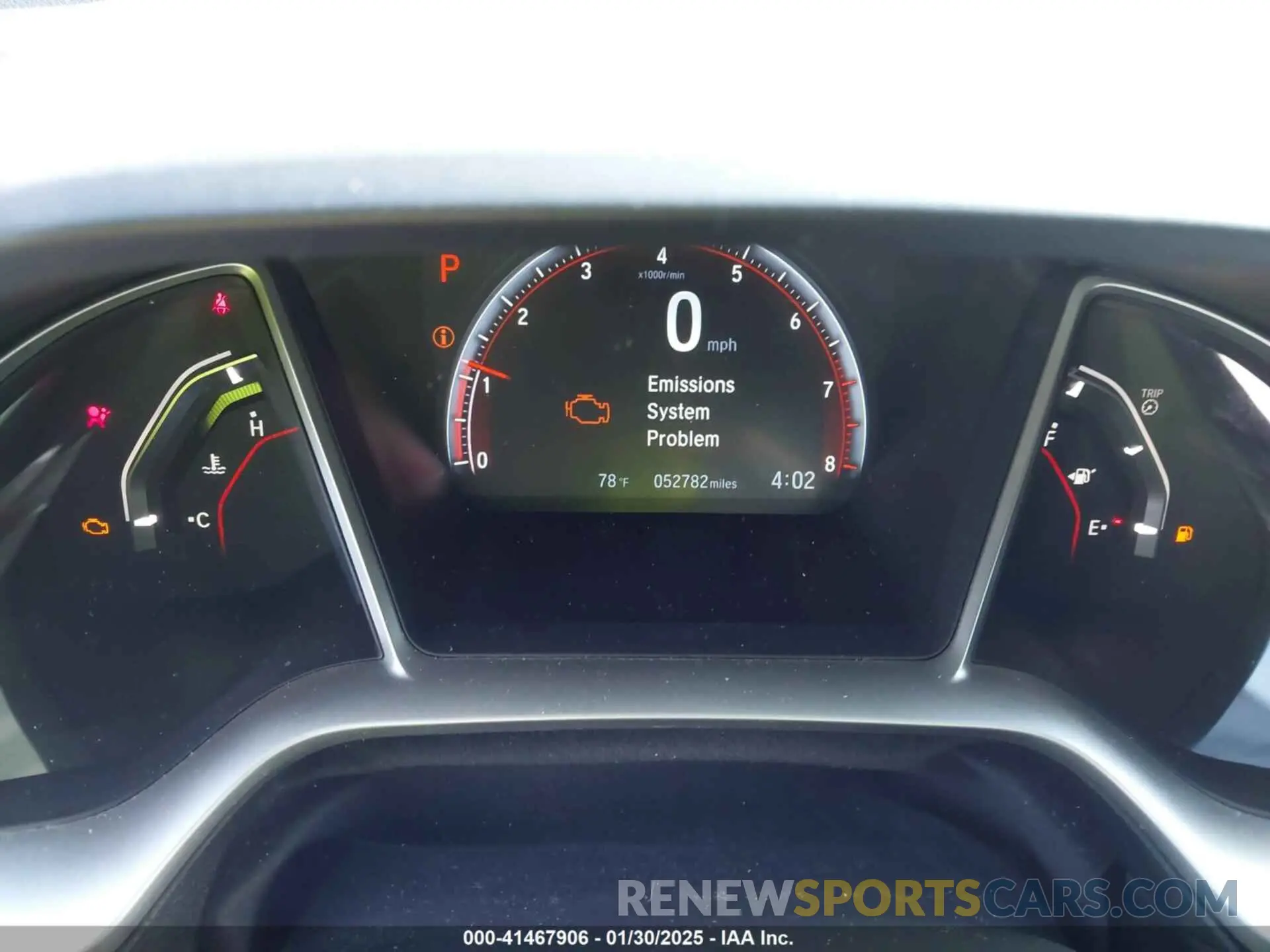 7 fotografías del automóvil dañado 2HGFC2F88MH513302 HONDA CIVIC 2021