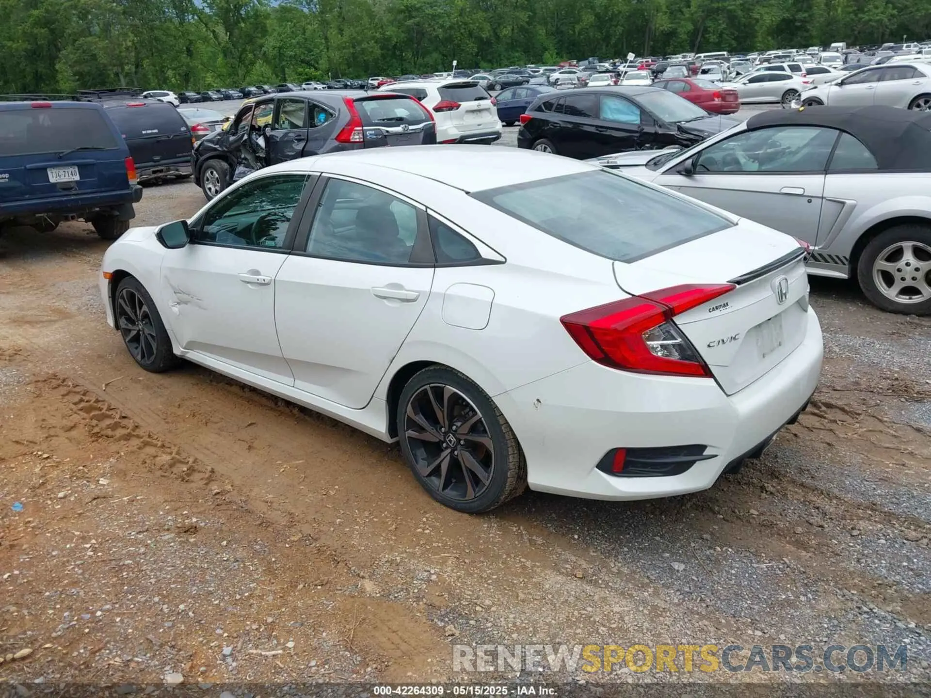 3 fotografías del automóvil dañado 2HGFC2F88MH522551 HONDA CIVIC 2021