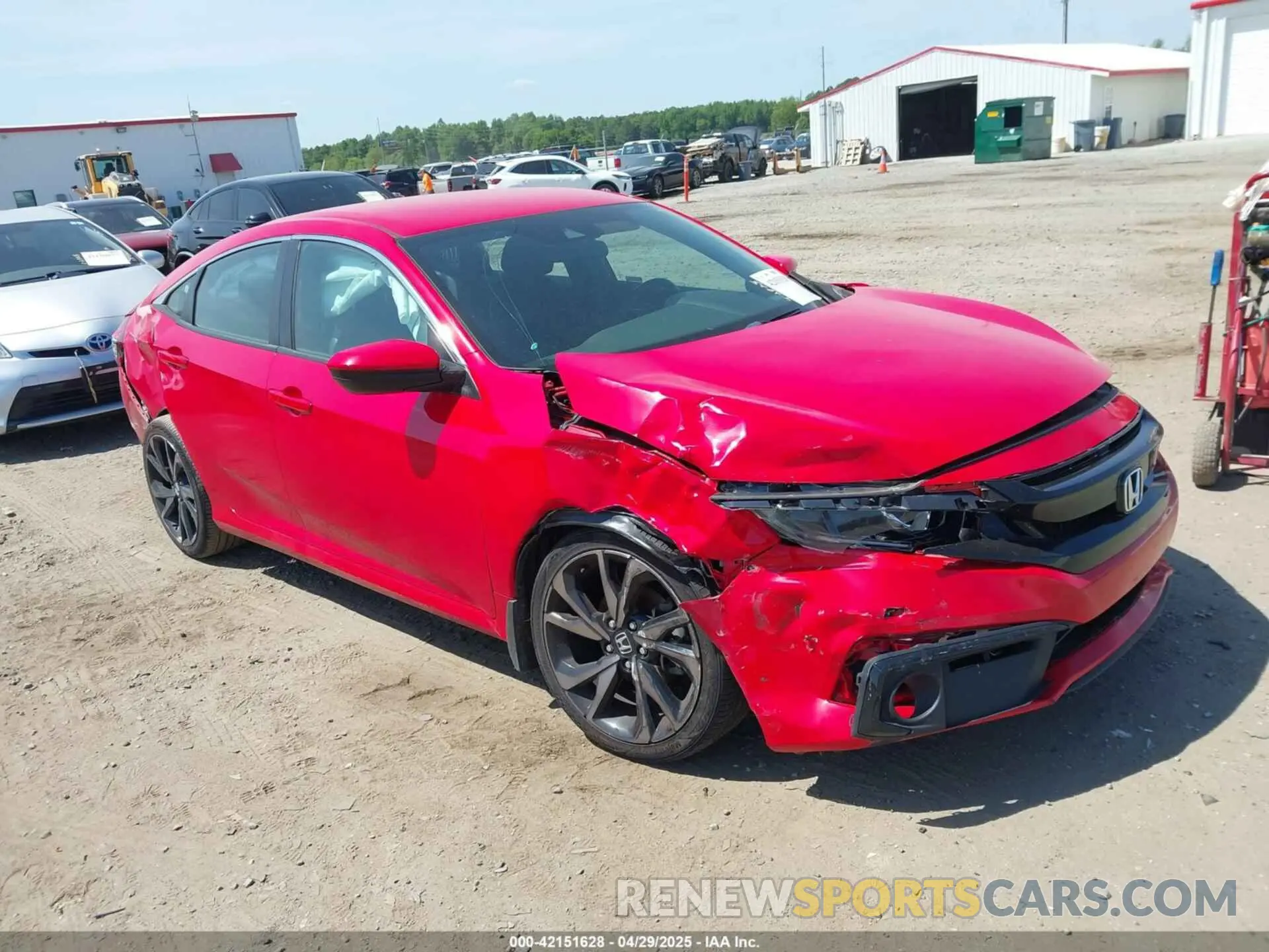 1 fotografías del automóvil dañado 2HGFC2F88MH536725 HONDA CIVIC 2021