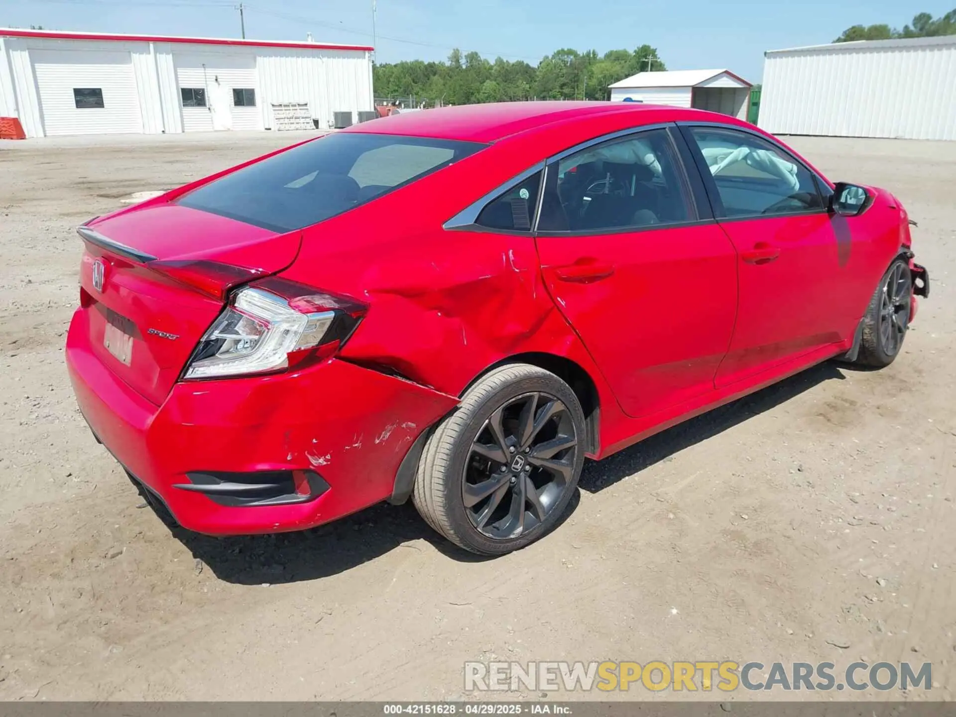 4 fotografías del automóvil dañado 2HGFC2F88MH536725 HONDA CIVIC 2021