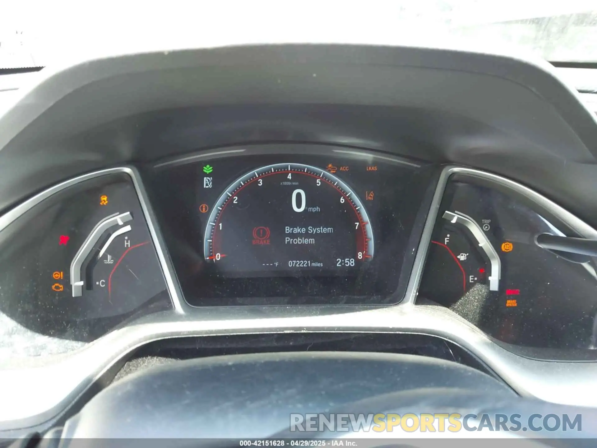 7 fotografías del automóvil dañado 2HGFC2F88MH536725 HONDA CIVIC 2021
