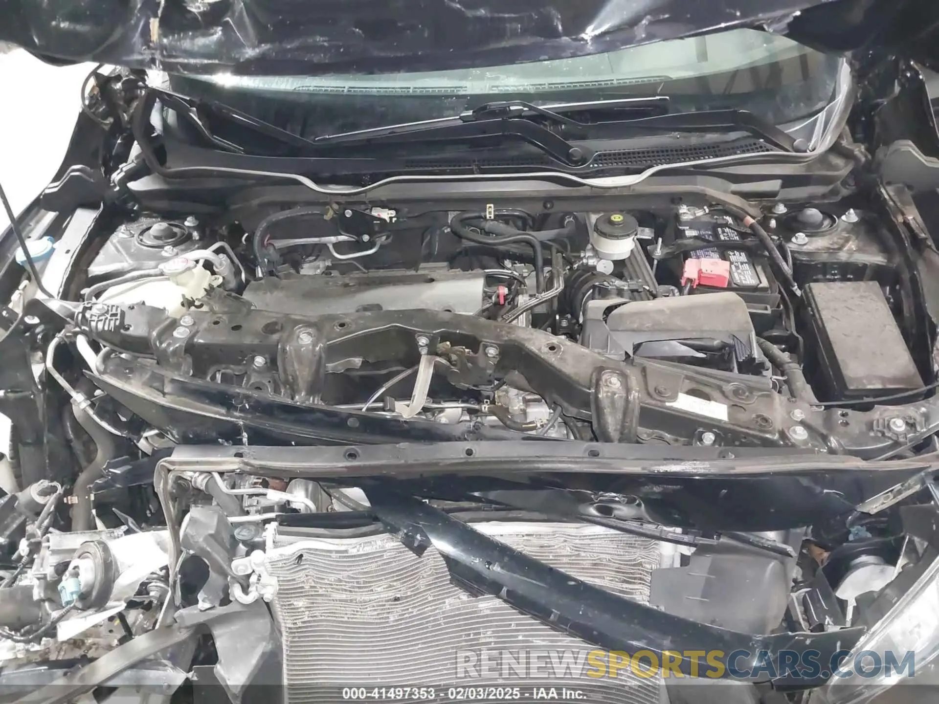 10 fotografías del automóvil dañado 2HGFC2F88MH544520 HONDA CIVIC 2021
