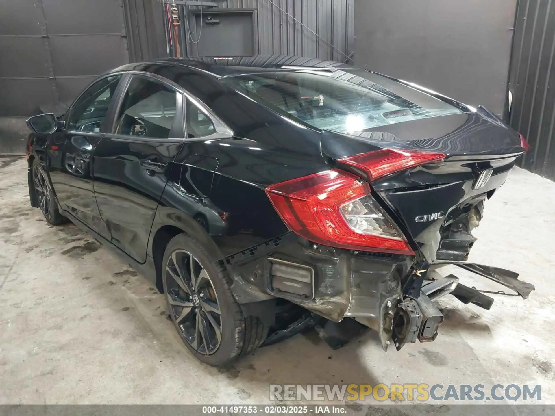 3 fotografías del automóvil dañado 2HGFC2F88MH544520 HONDA CIVIC 2021