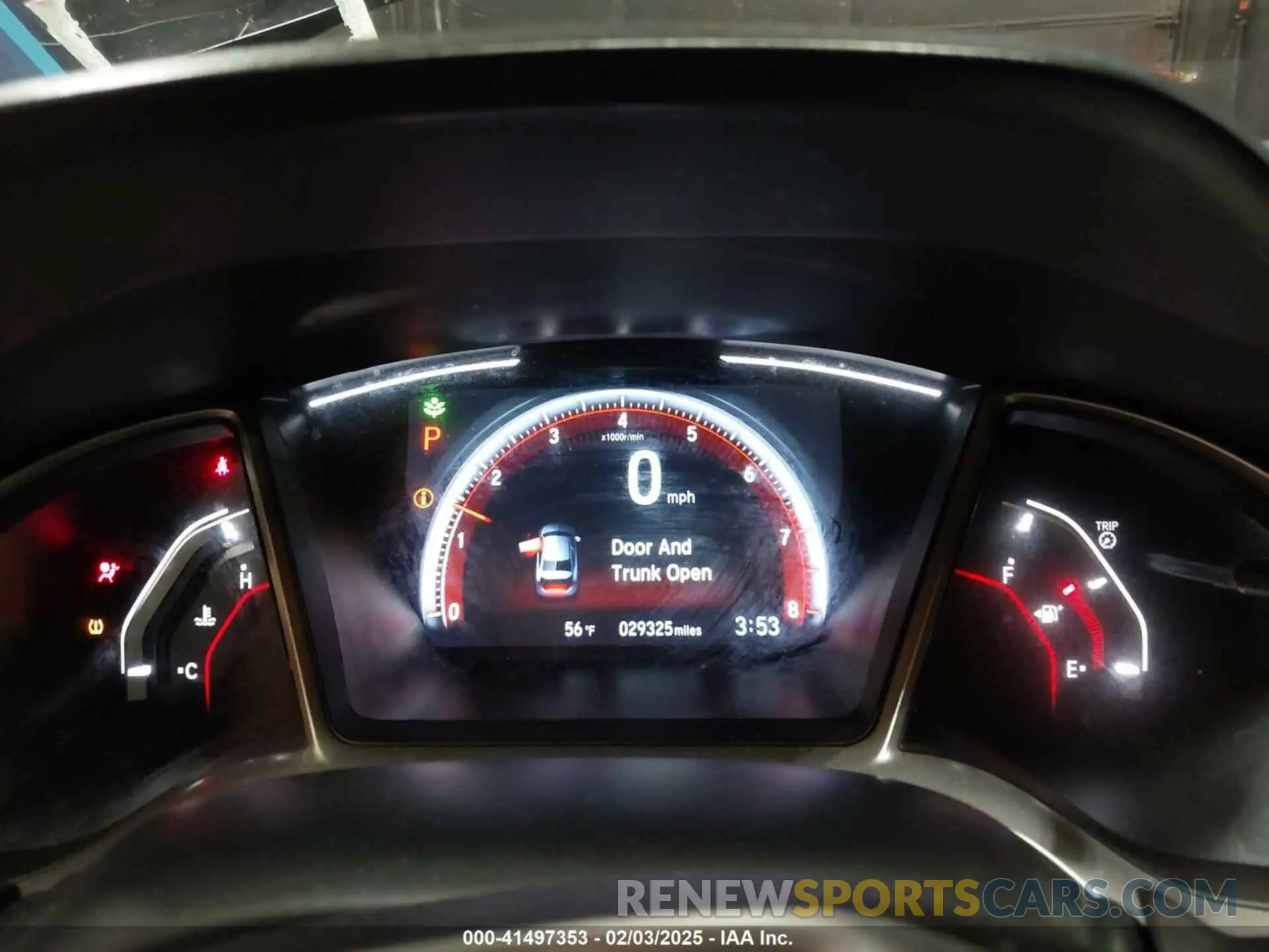 7 fotografías del automóvil dañado 2HGFC2F88MH544520 HONDA CIVIC 2021