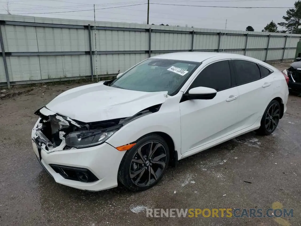 1 fotografías del automóvil dañado 2HGFC2F88MH545831 HONDA CIVIC 2021