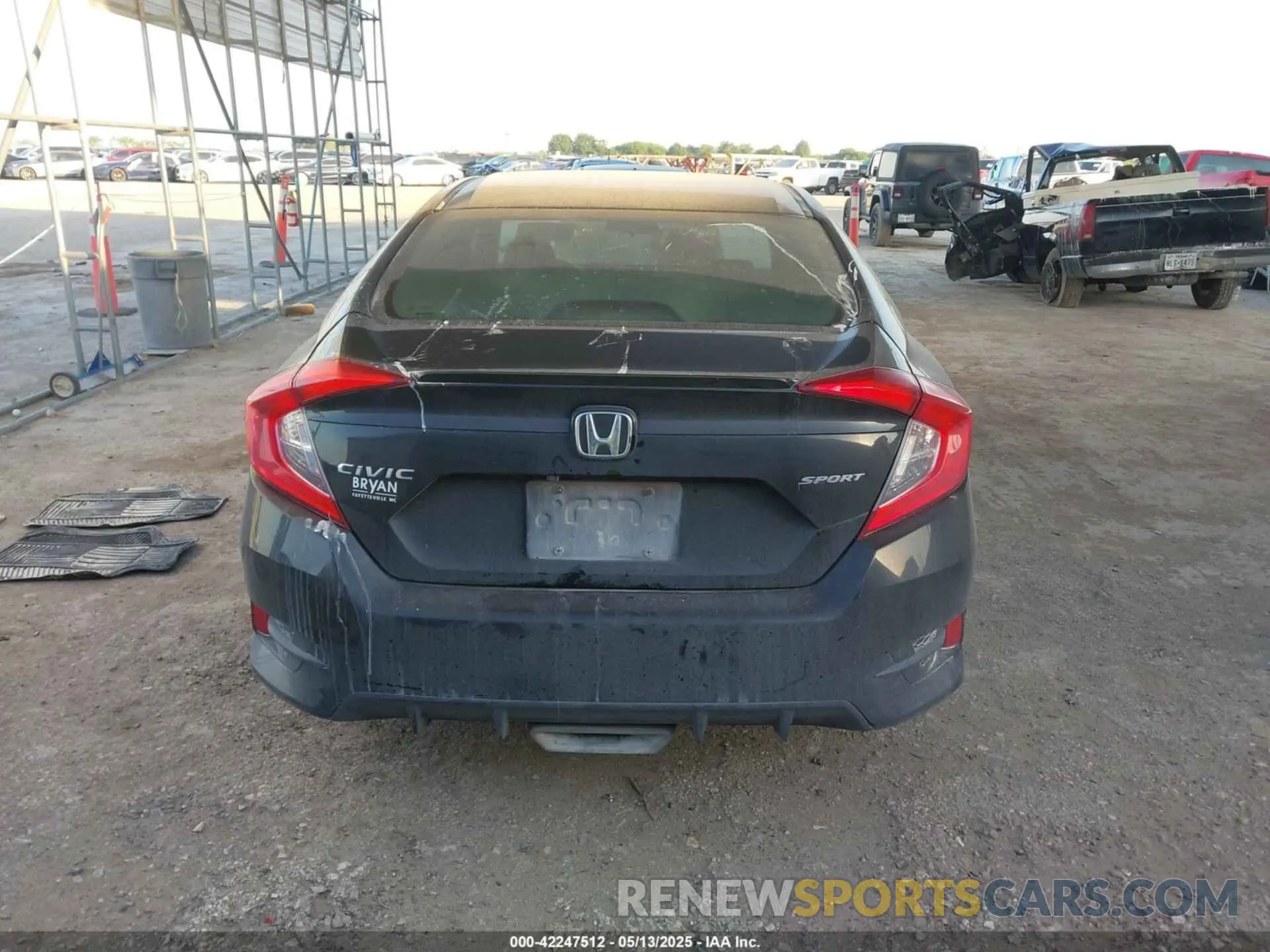 16 fotografías del automóvil dañado 2HGFC2F88MH546283 HONDA CIVIC 2021