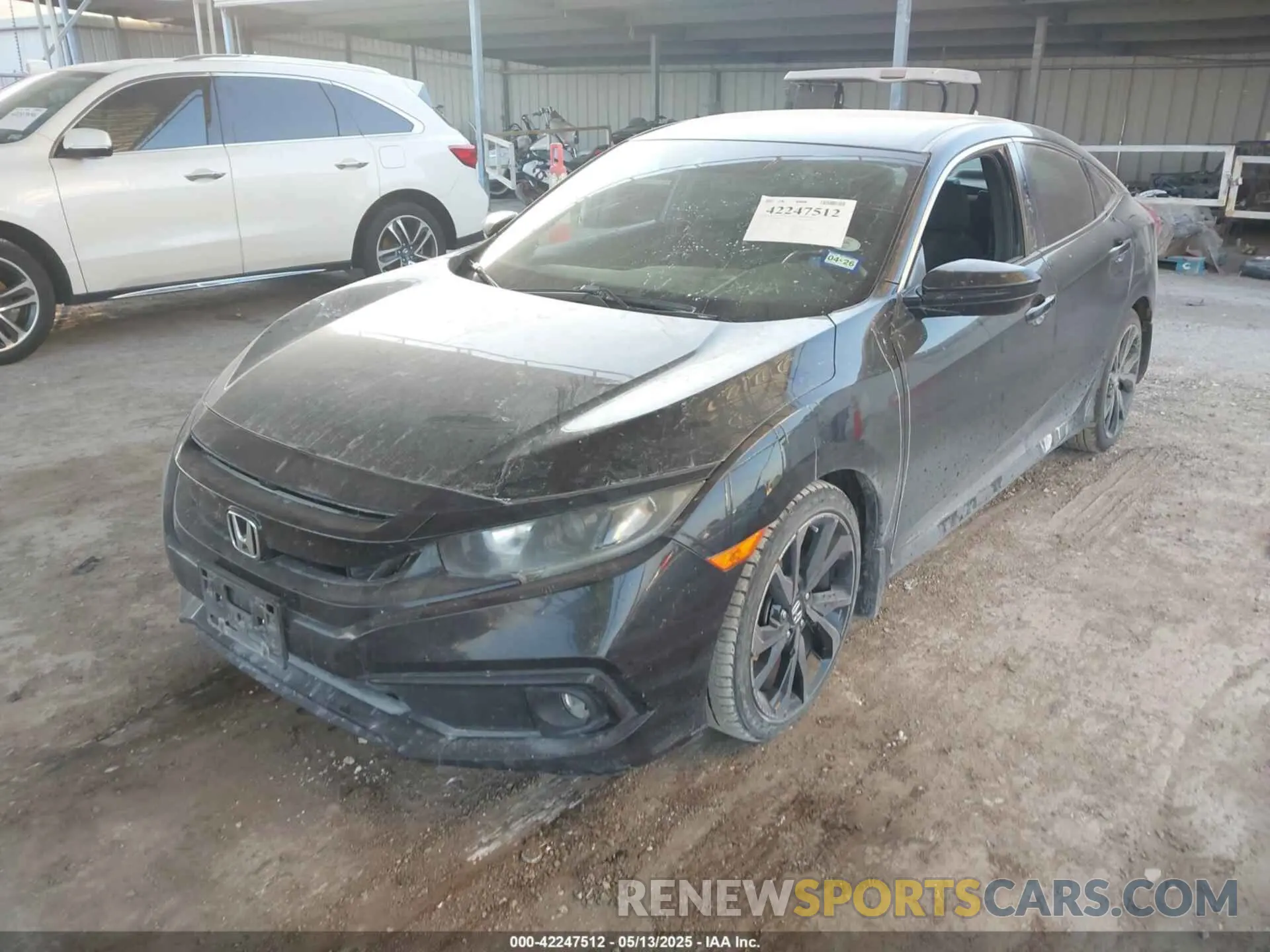 2 fotografías del automóvil dañado 2HGFC2F88MH546283 HONDA CIVIC 2021