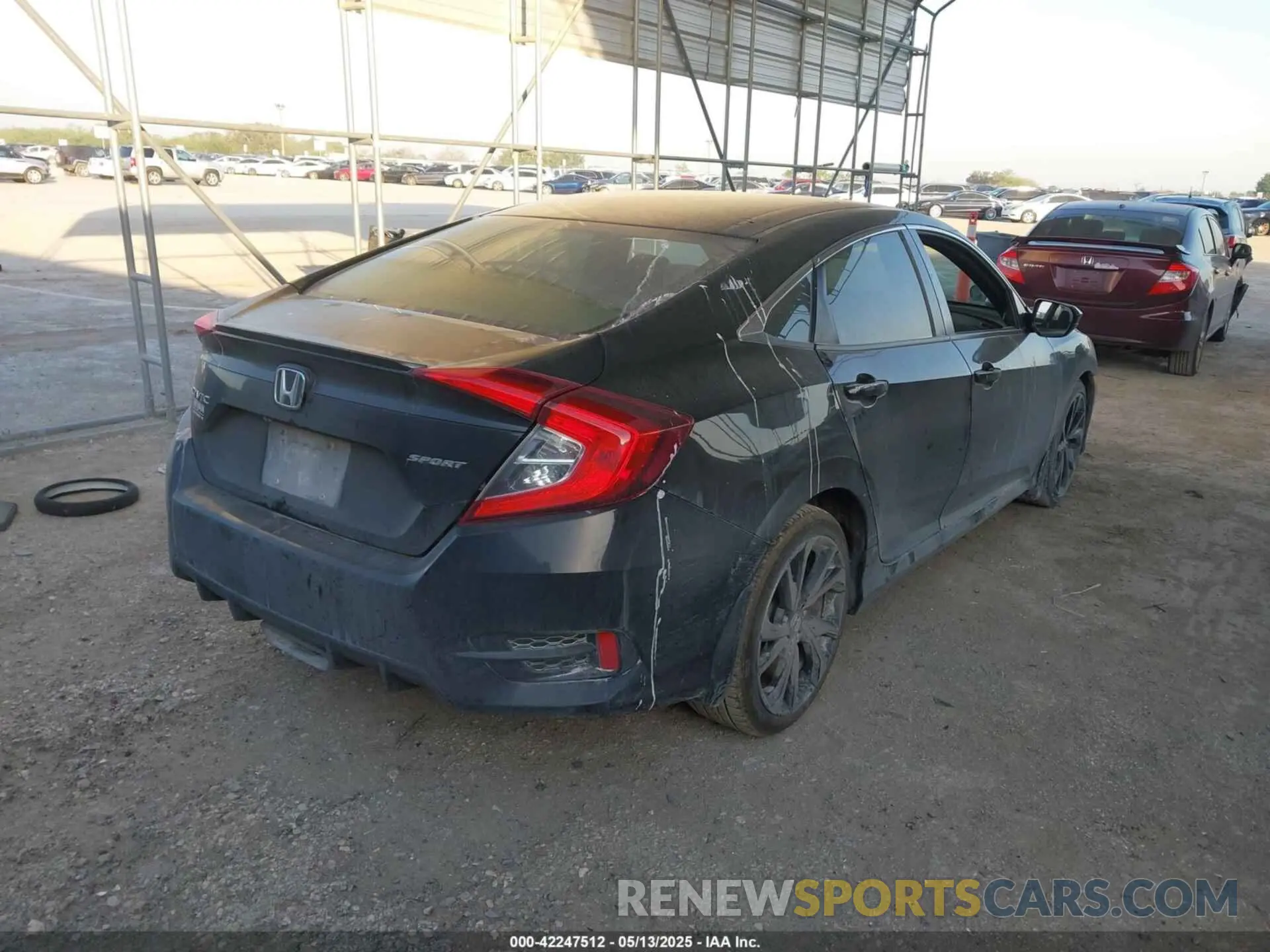 4 fotografías del automóvil dañado 2HGFC2F88MH546283 HONDA CIVIC 2021