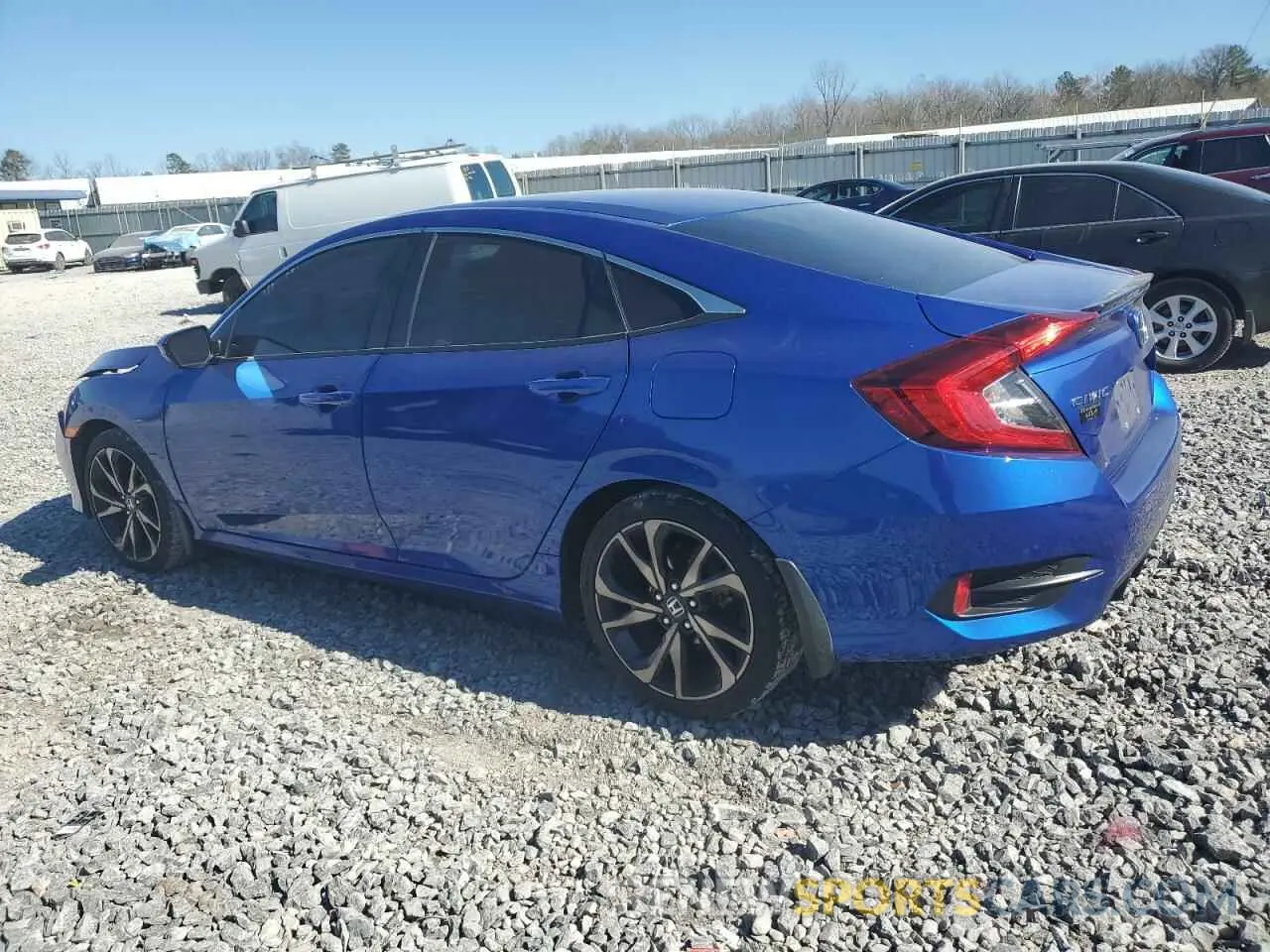 2 fotografías del automóvil dañado 2HGFC2F89MH510022 HONDA CIVIC 2021