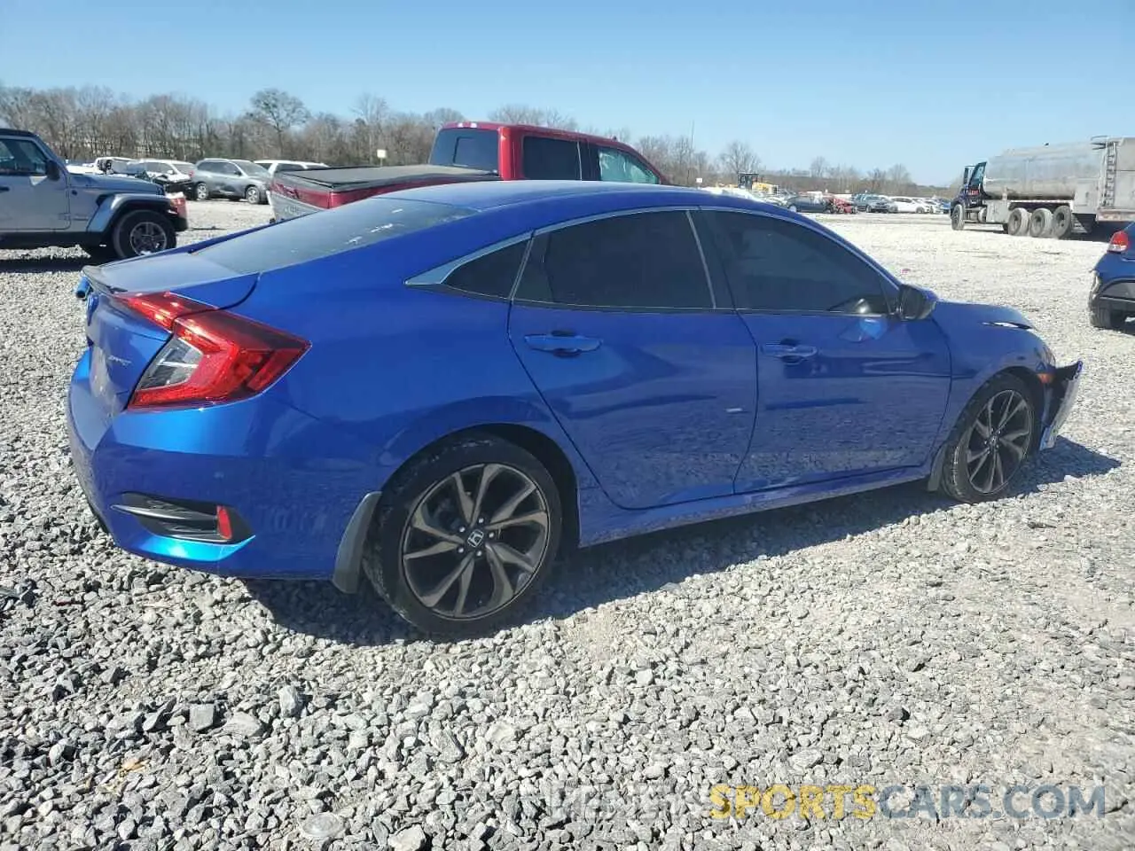 3 fotografías del automóvil dañado 2HGFC2F89MH510022 HONDA CIVIC 2021