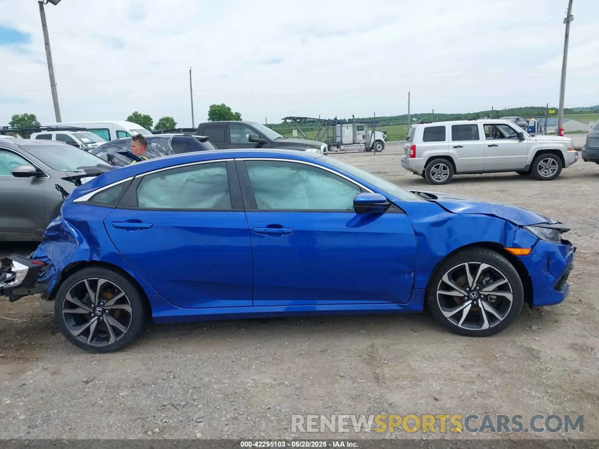 13 fotografías del automóvil dañado 2HGFC2F89MH519111 HONDA CIVIC 2021