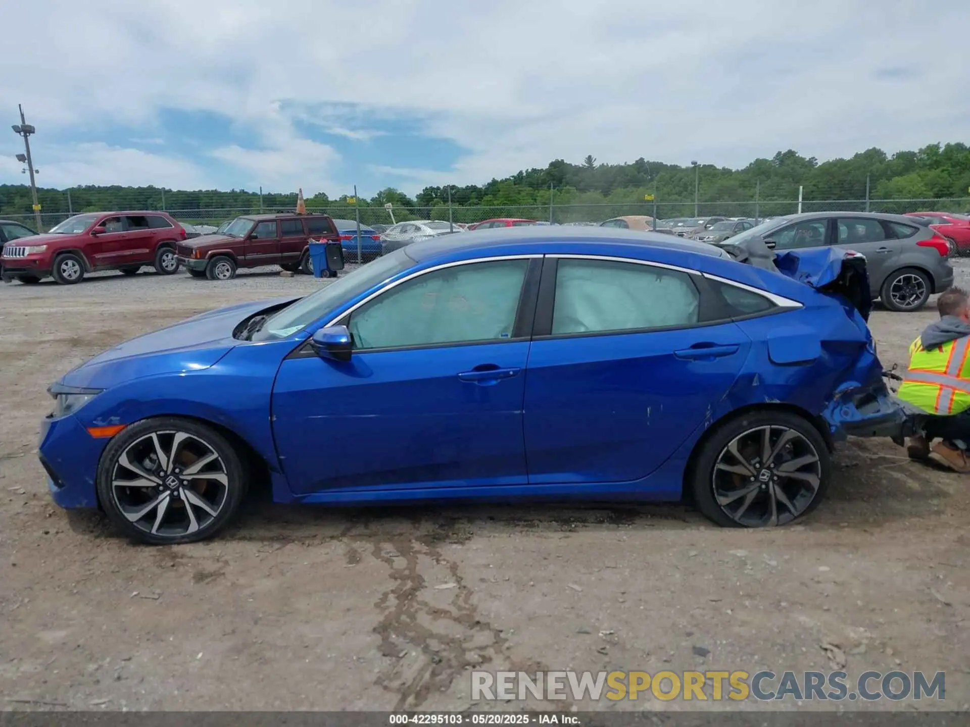14 fotografías del automóvil dañado 2HGFC2F89MH519111 HONDA CIVIC 2021
