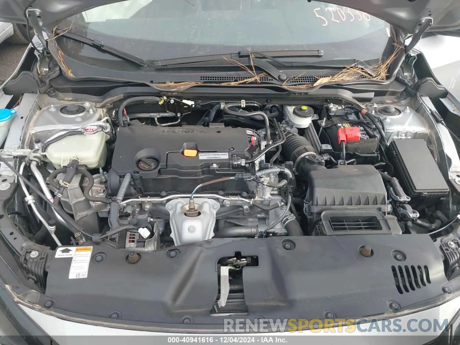 10 fotografías del automóvil dañado 2HGFC2F89MH520338 HONDA CIVIC 2021