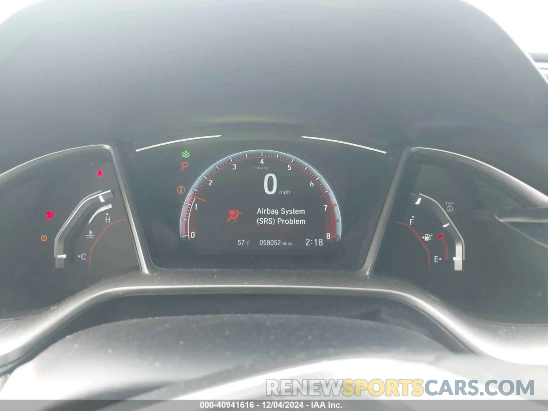 7 fotografías del automóvil dañado 2HGFC2F89MH520338 HONDA CIVIC 2021