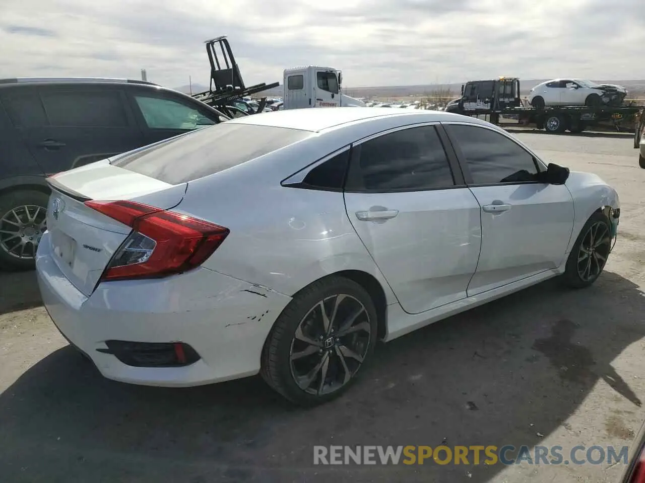 3 fotografías del automóvil dañado 2HGFC2F89MH522980 HONDA CIVIC 2021